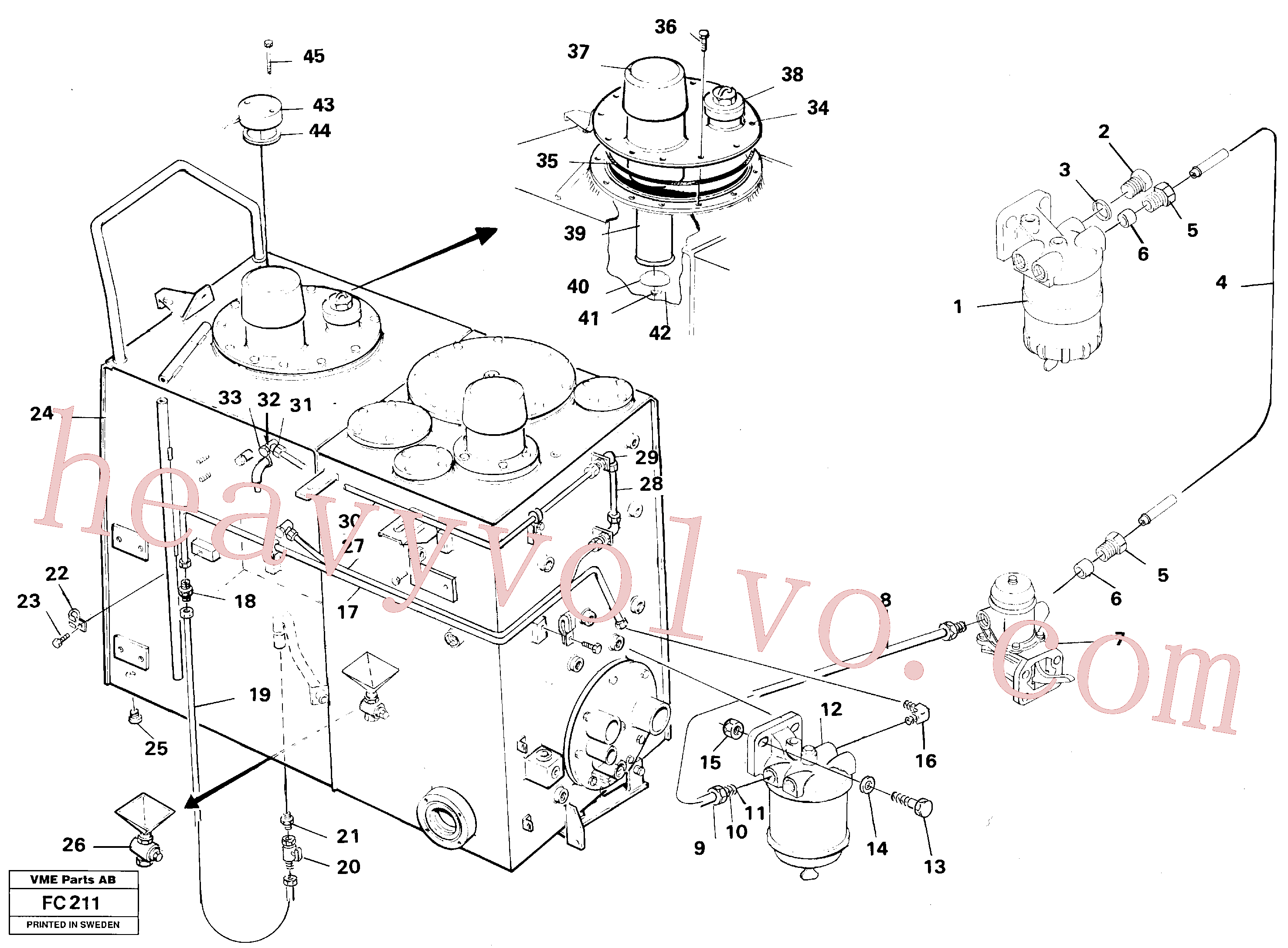 Volvo VOE14213998 Level sensor aftermarket part for sale