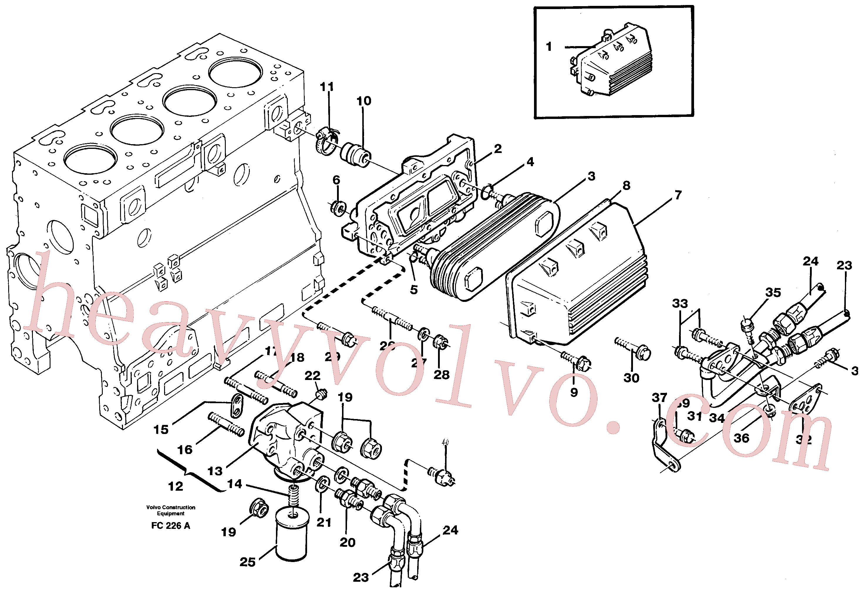 Volvo VOE11704796 Cover aftermarket part for sale