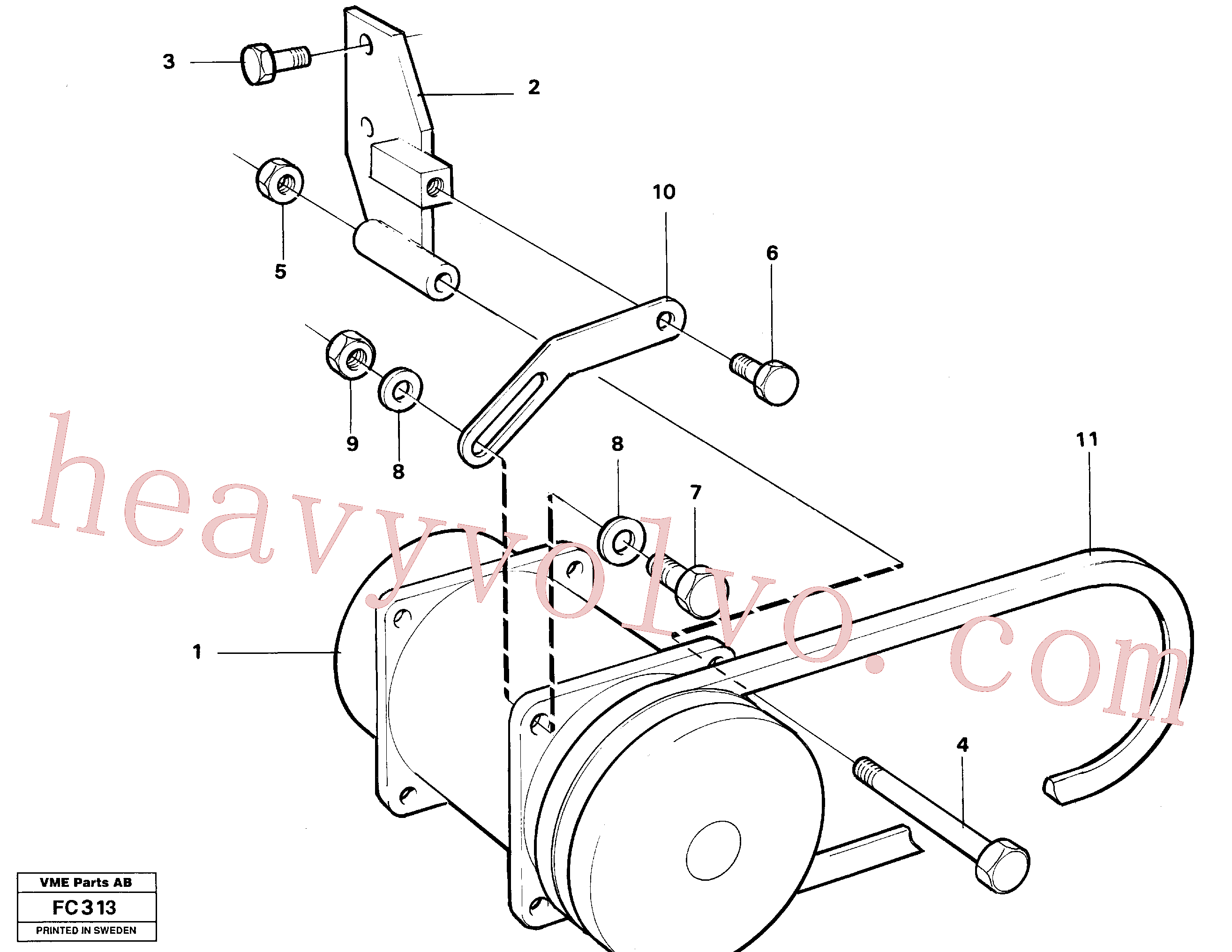 VOE13970962 Hexagon screw for Volvo Excavator Parts