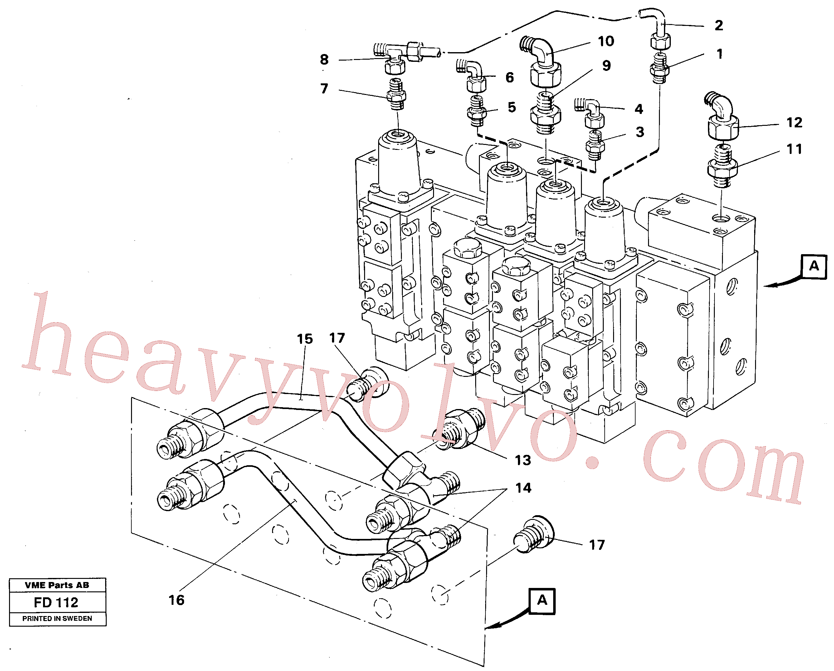 Volvo Assembly VOE14251059 Tube Assembly for sale
