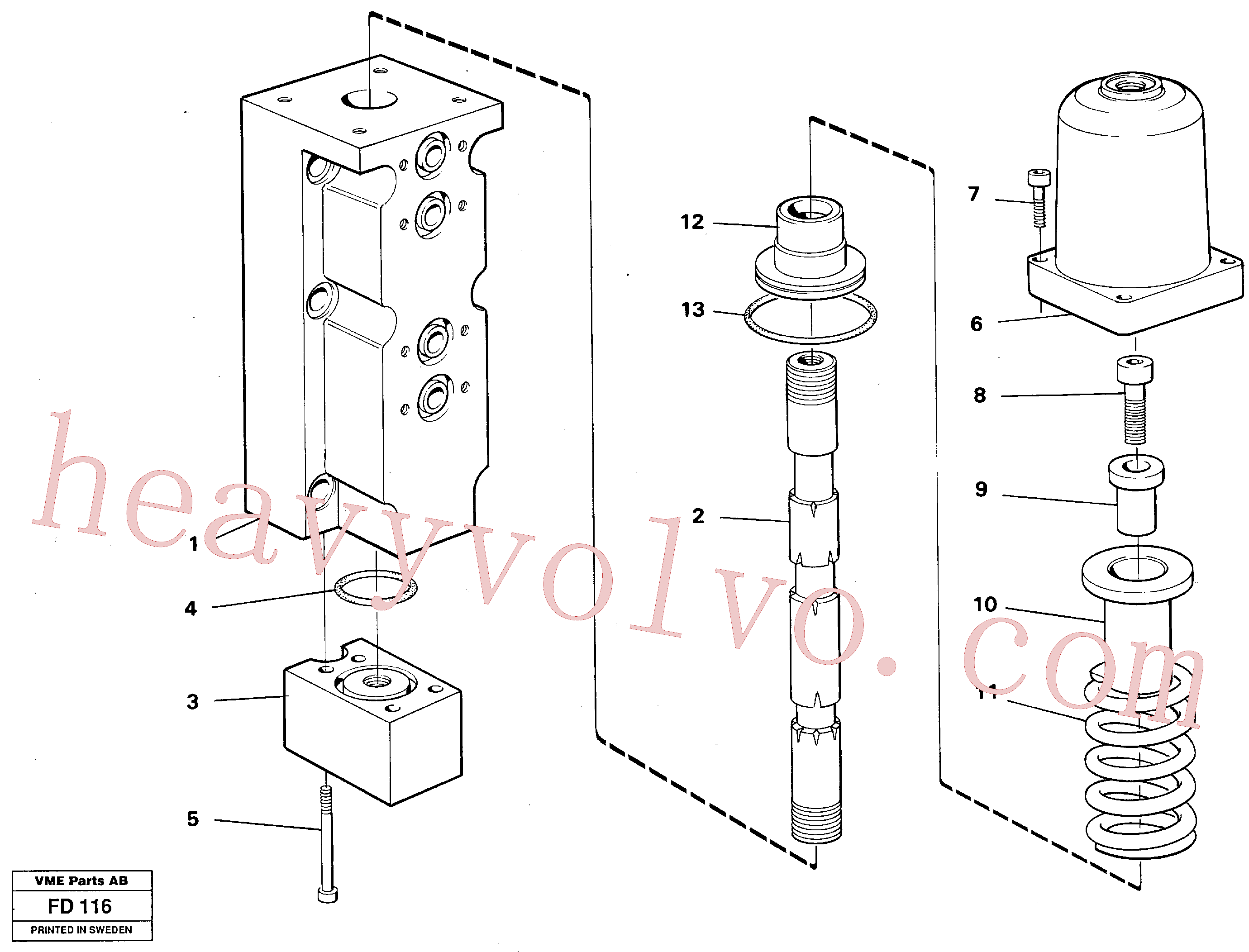 Volvo VOE14255976 Valve Slide aftermarket part for sale