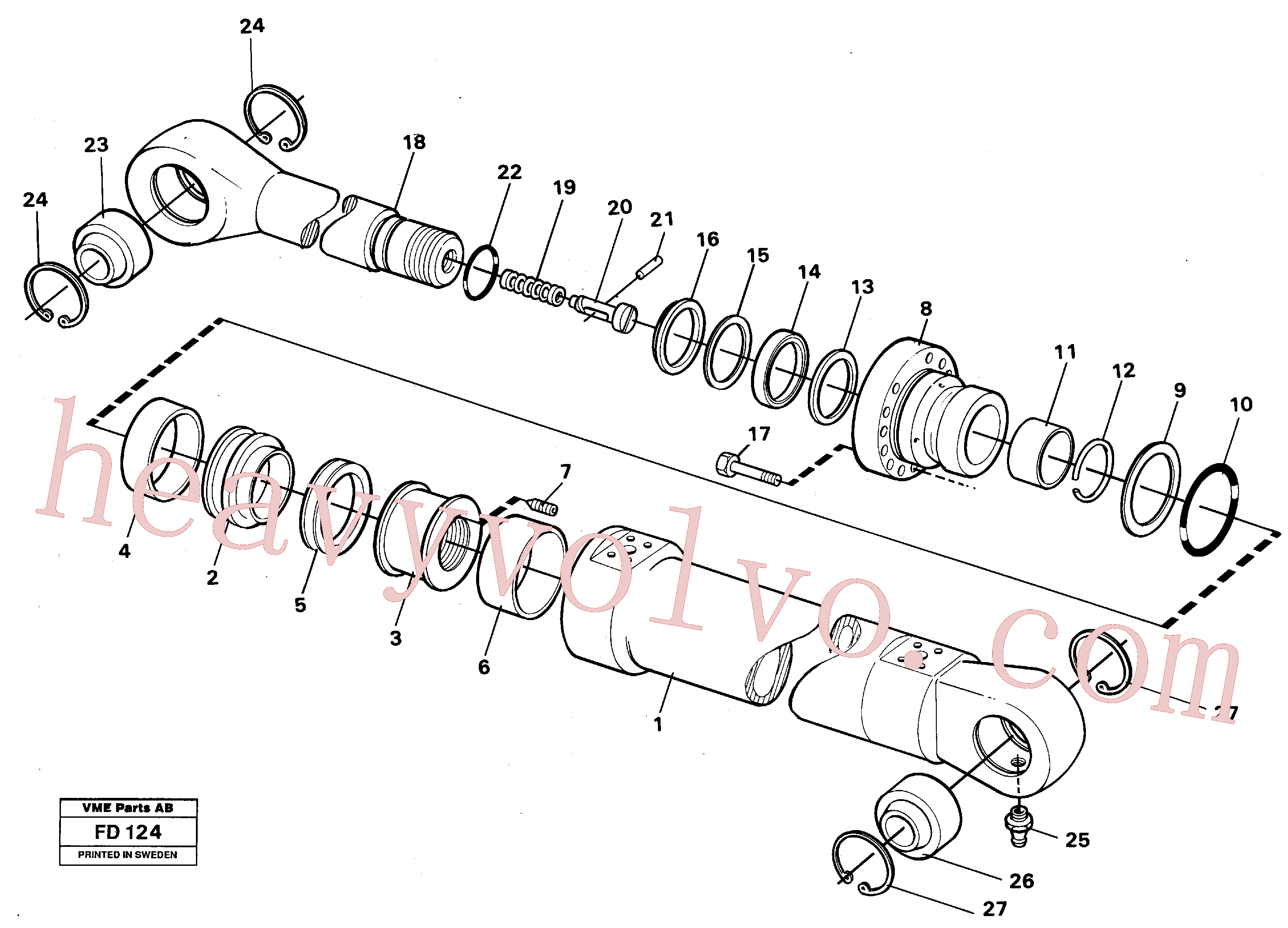 VOE14259738 Locking wire for Volvo Excavator spare