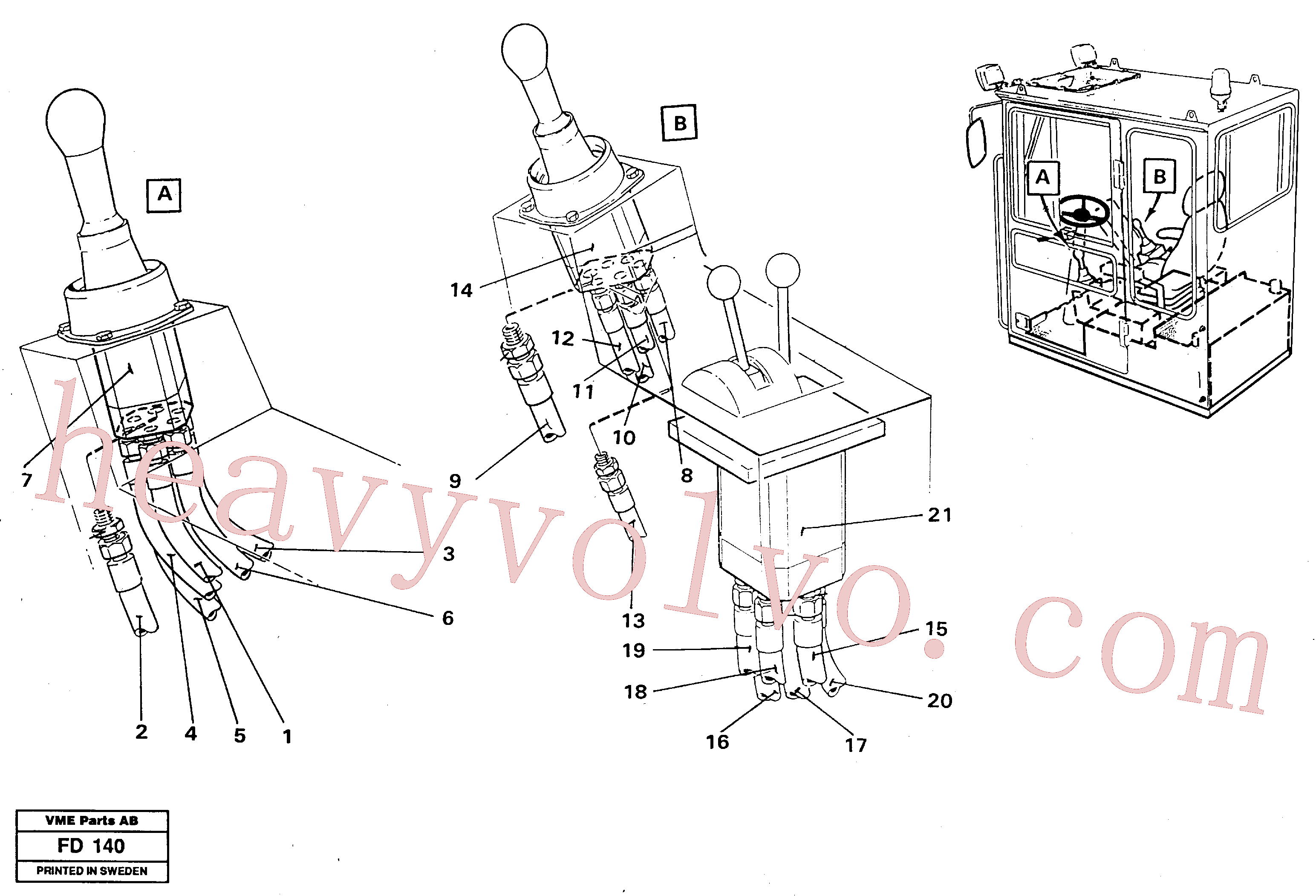 Volvo excavator part VOE14213131 Marking strip for sale