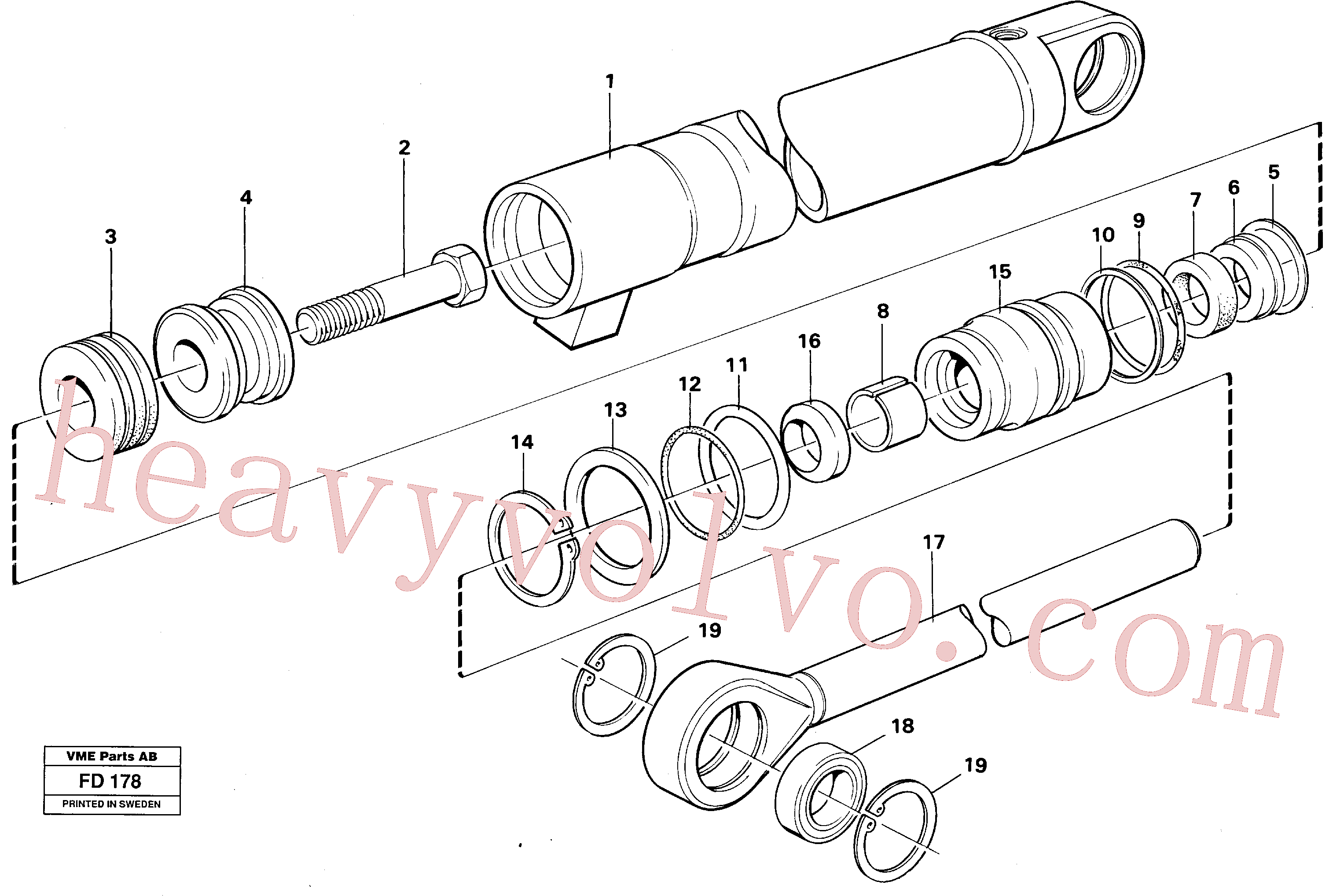 Volvo Assembly VOE14251914 Piston rod for sale