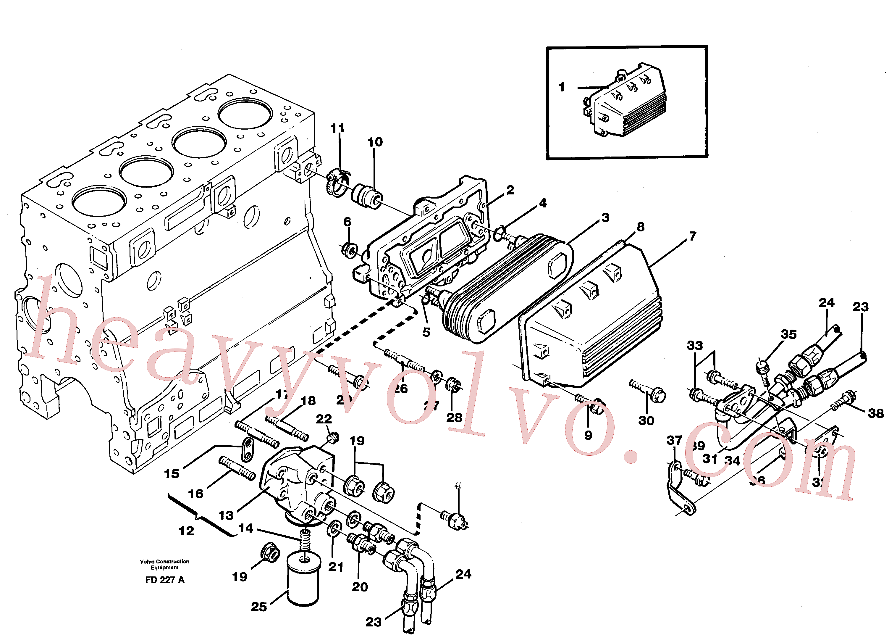 Volvo VOE11704796 Cover aftermarket part for sale