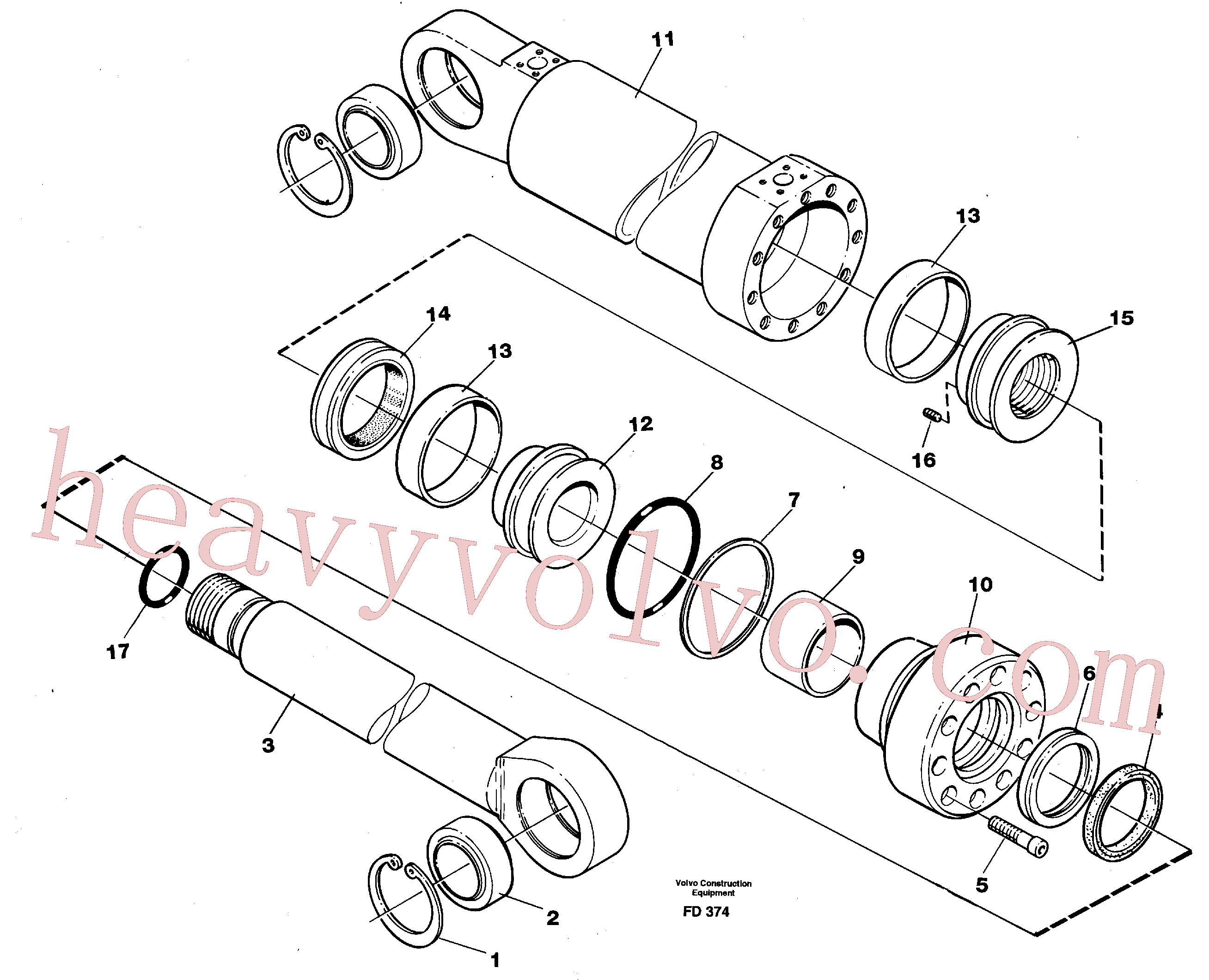 Volvo Assembly VOE11704122 Link bearing for sale