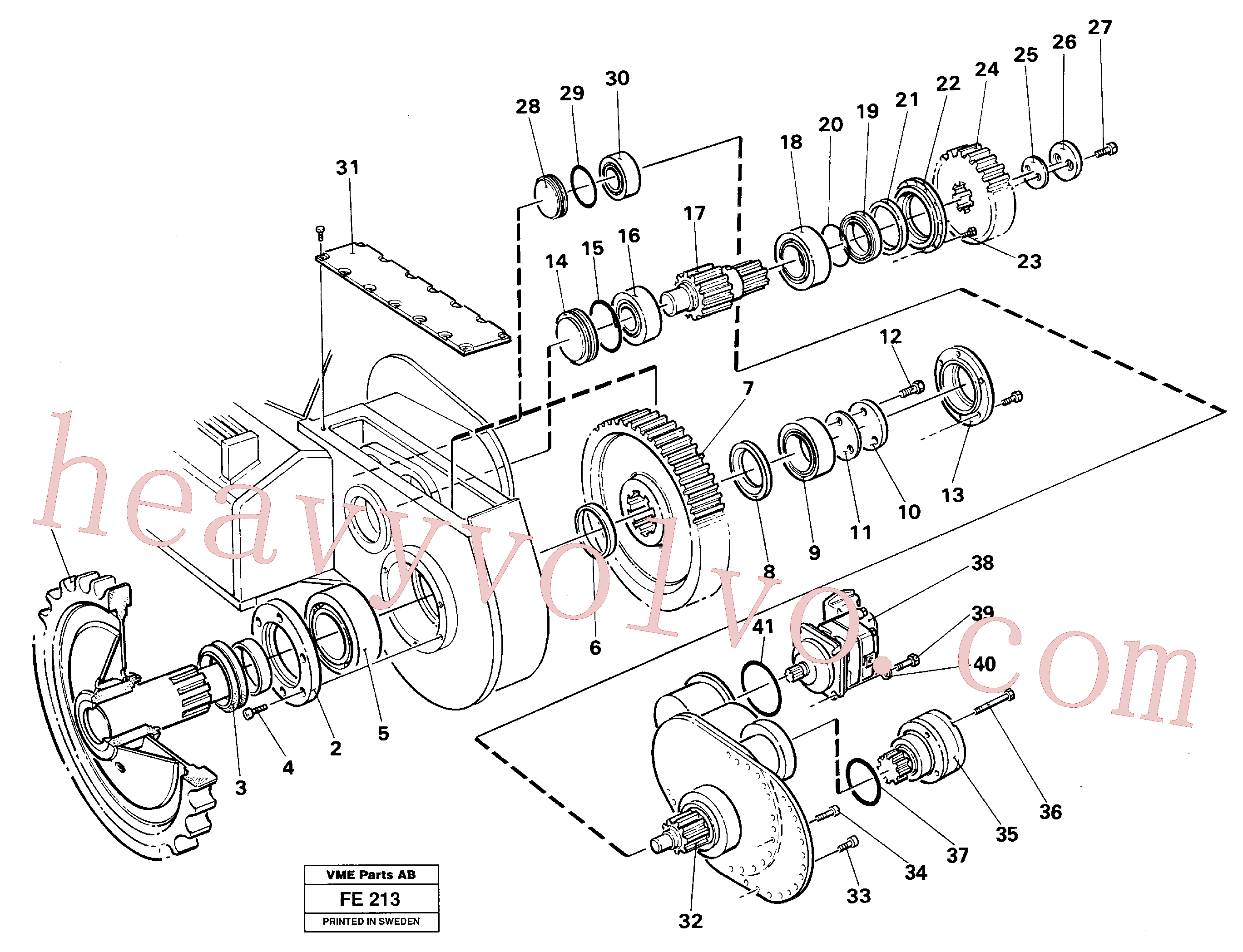 Volvo excavator part VOE14014663 Screw for sale