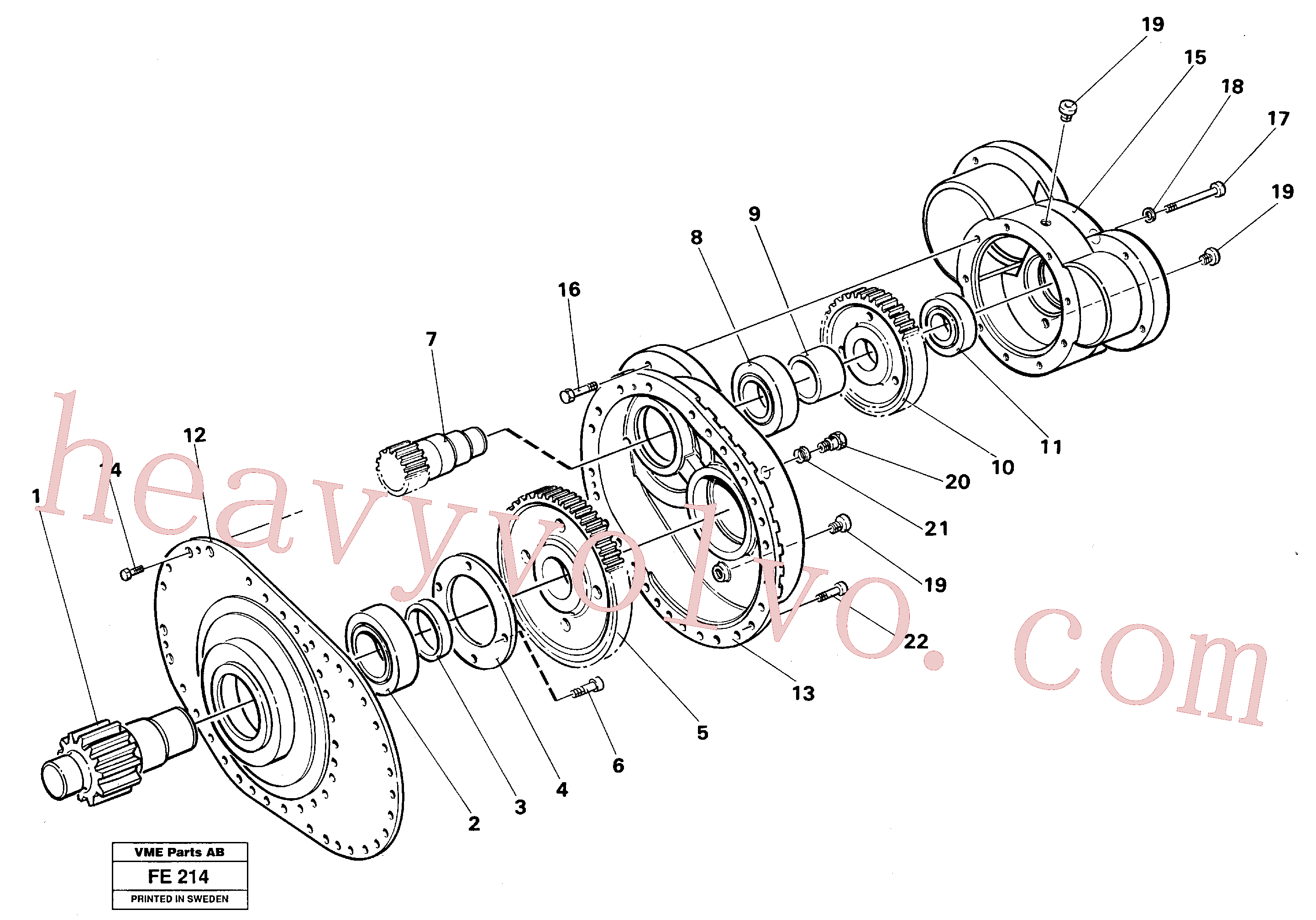 Volvo Assembly VOE14016535 V-ring for sale