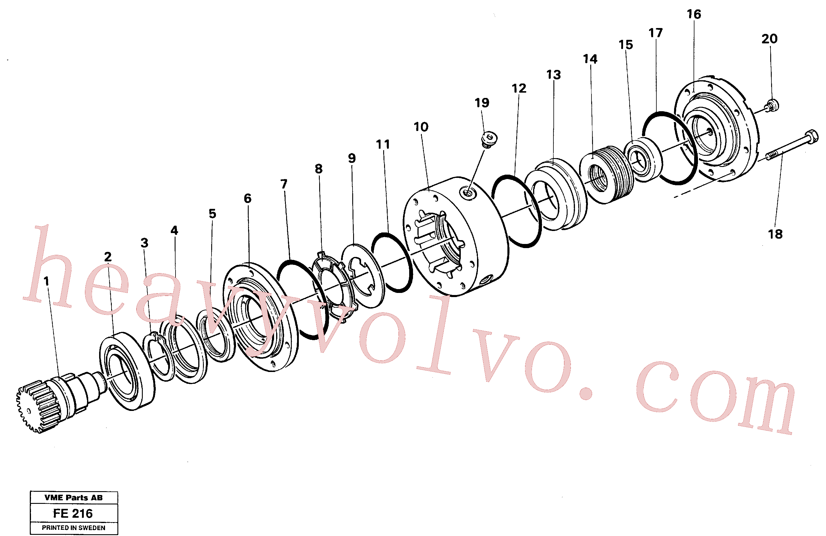 Volvo Assembly VOE14233708 Cover for sale