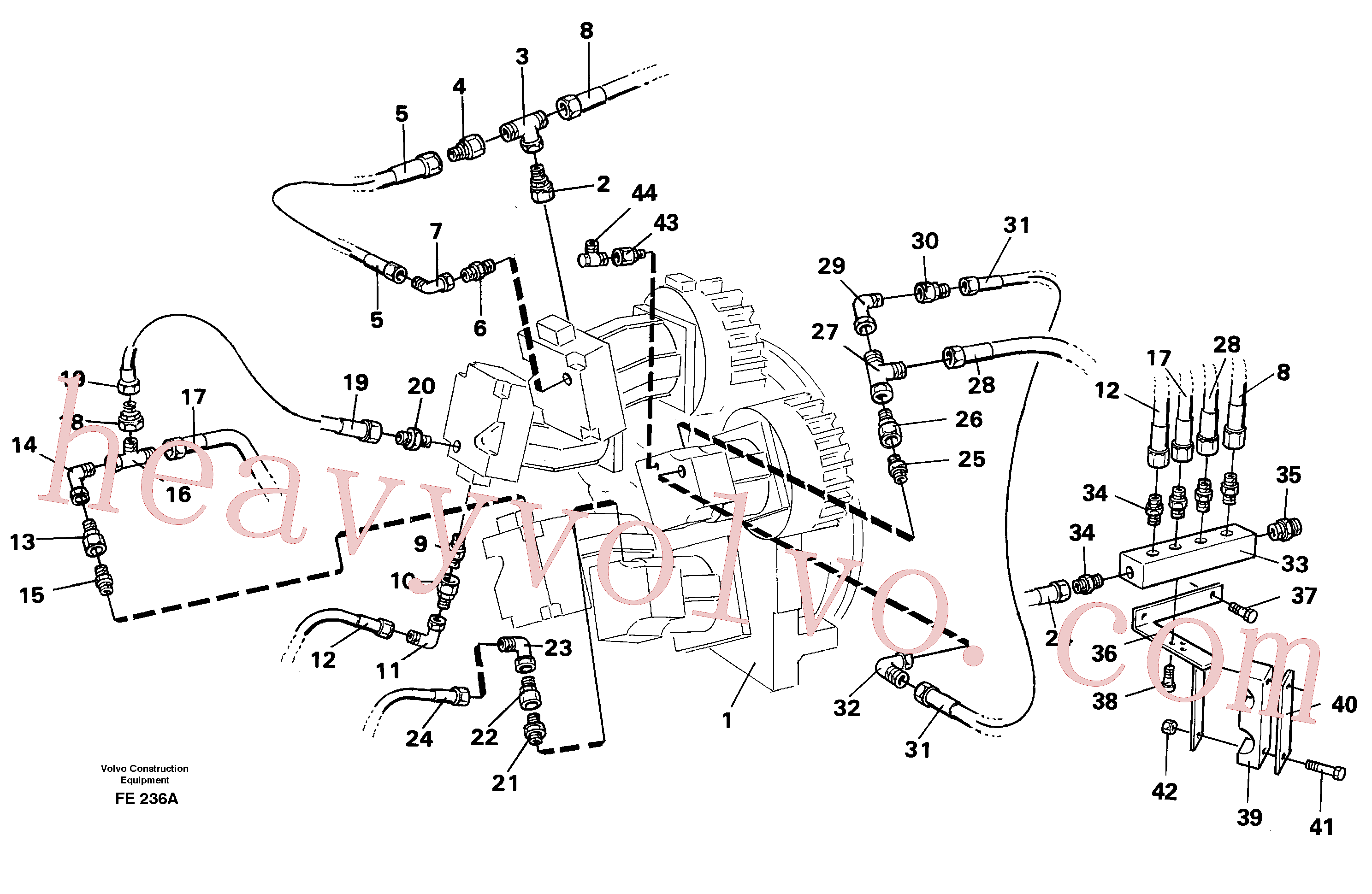 Wholesale VOE14047306 Hydraulic hose for Volvo Excavator