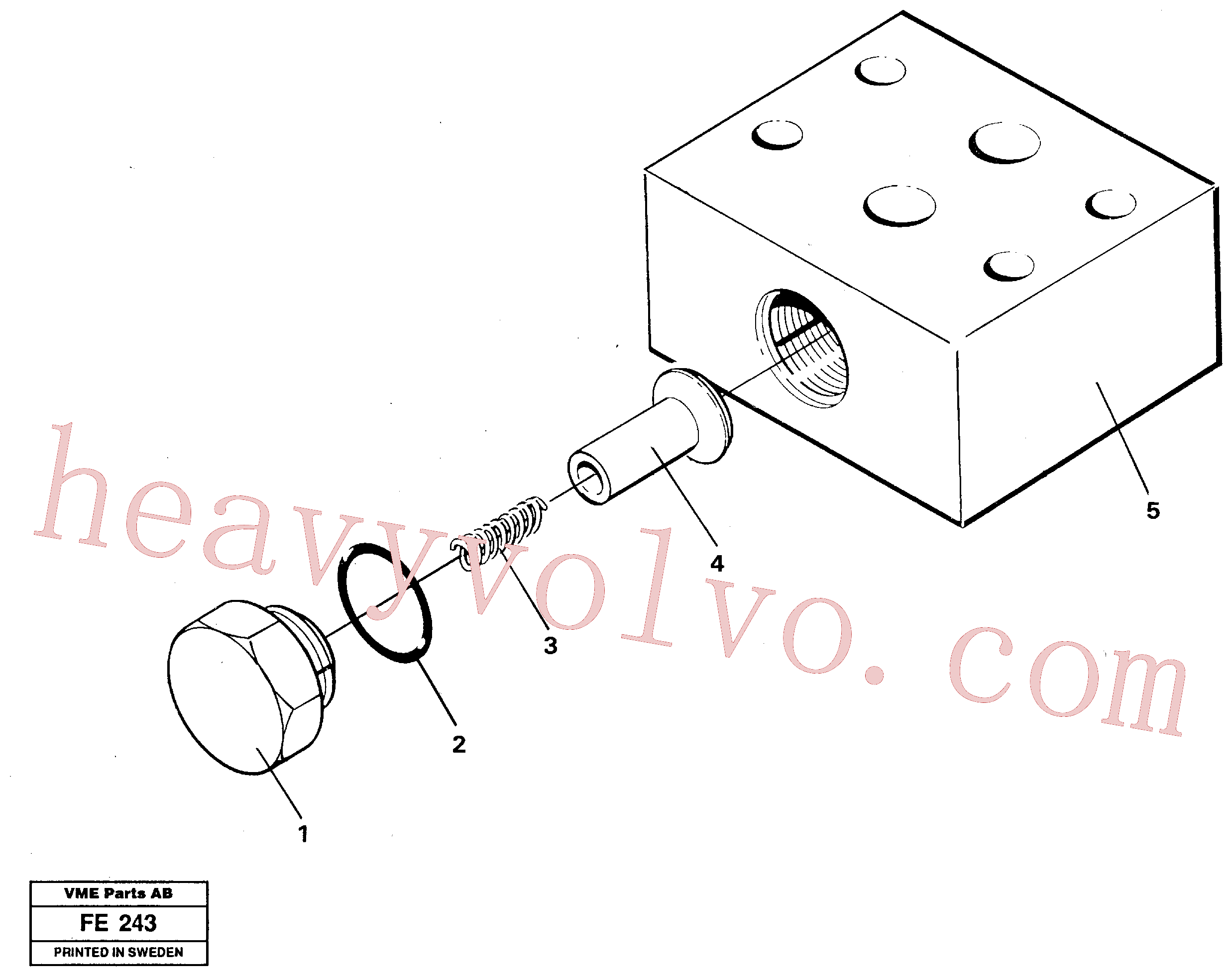 VOE14233688 Housing for Volvo Excavator Parts