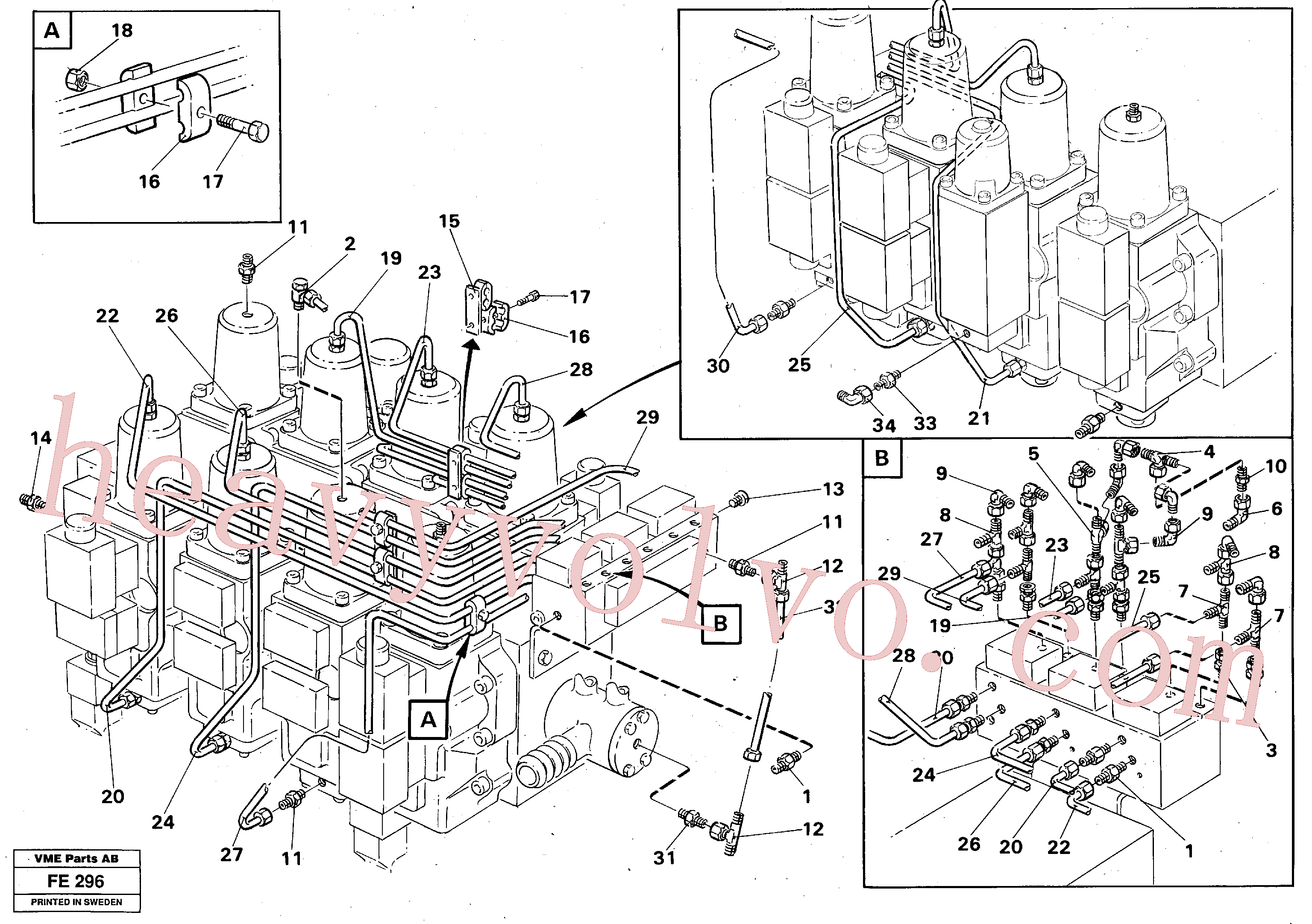 Volvo Assembly VOE14216050 Fitting for sale