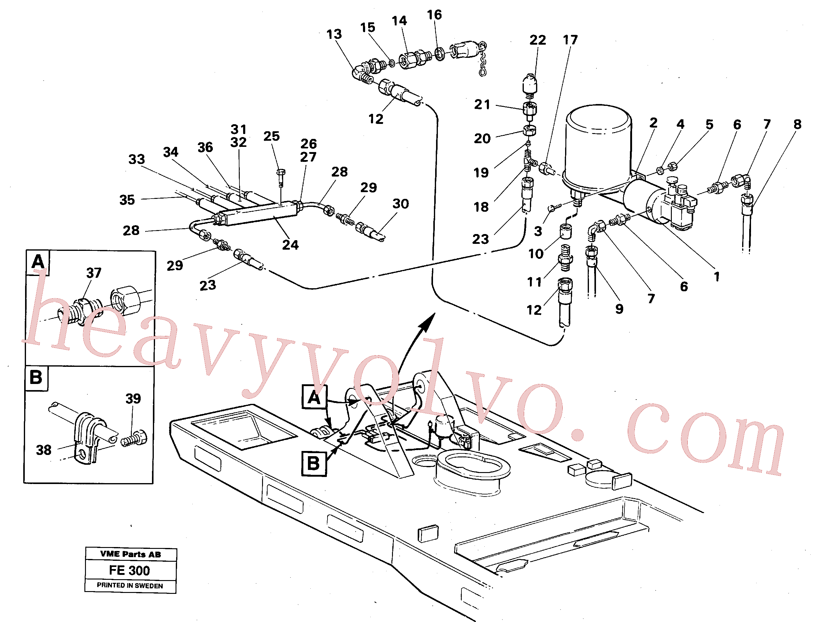 VOE14211801 Clutch for Volvo Excavator Parts