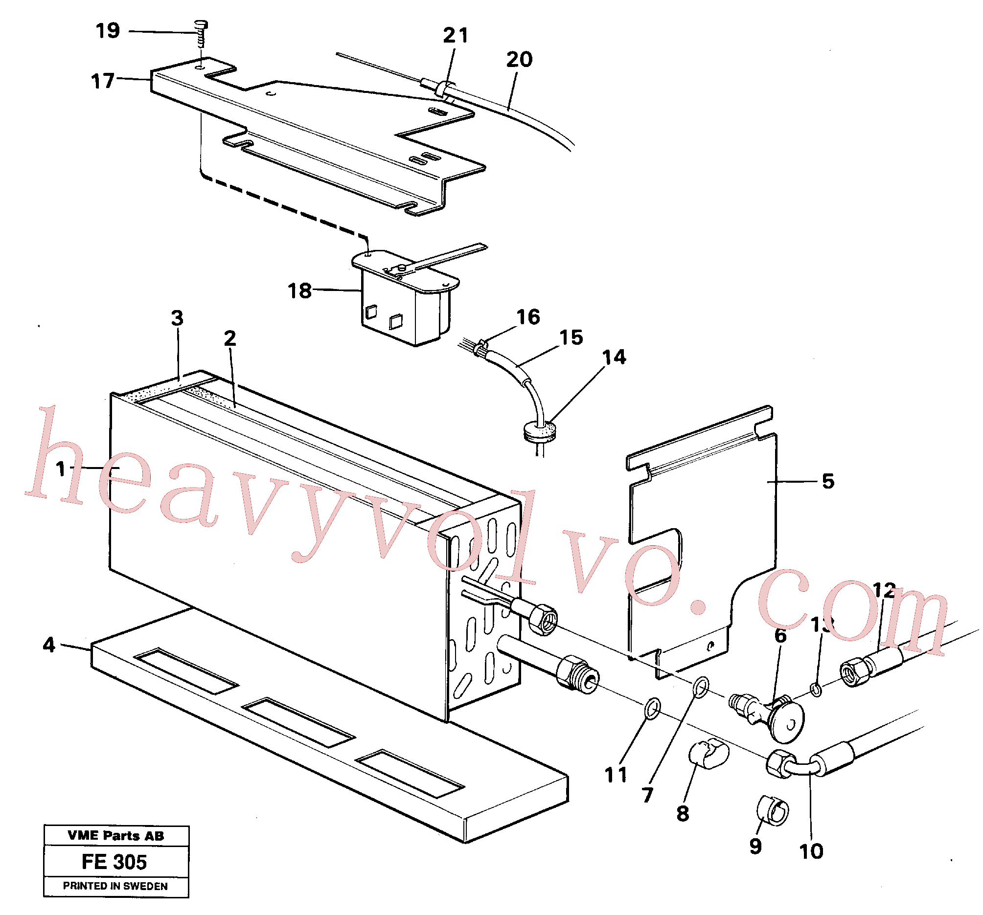 Wholesale VOE14213847 Evaporator for Volvo Excavator