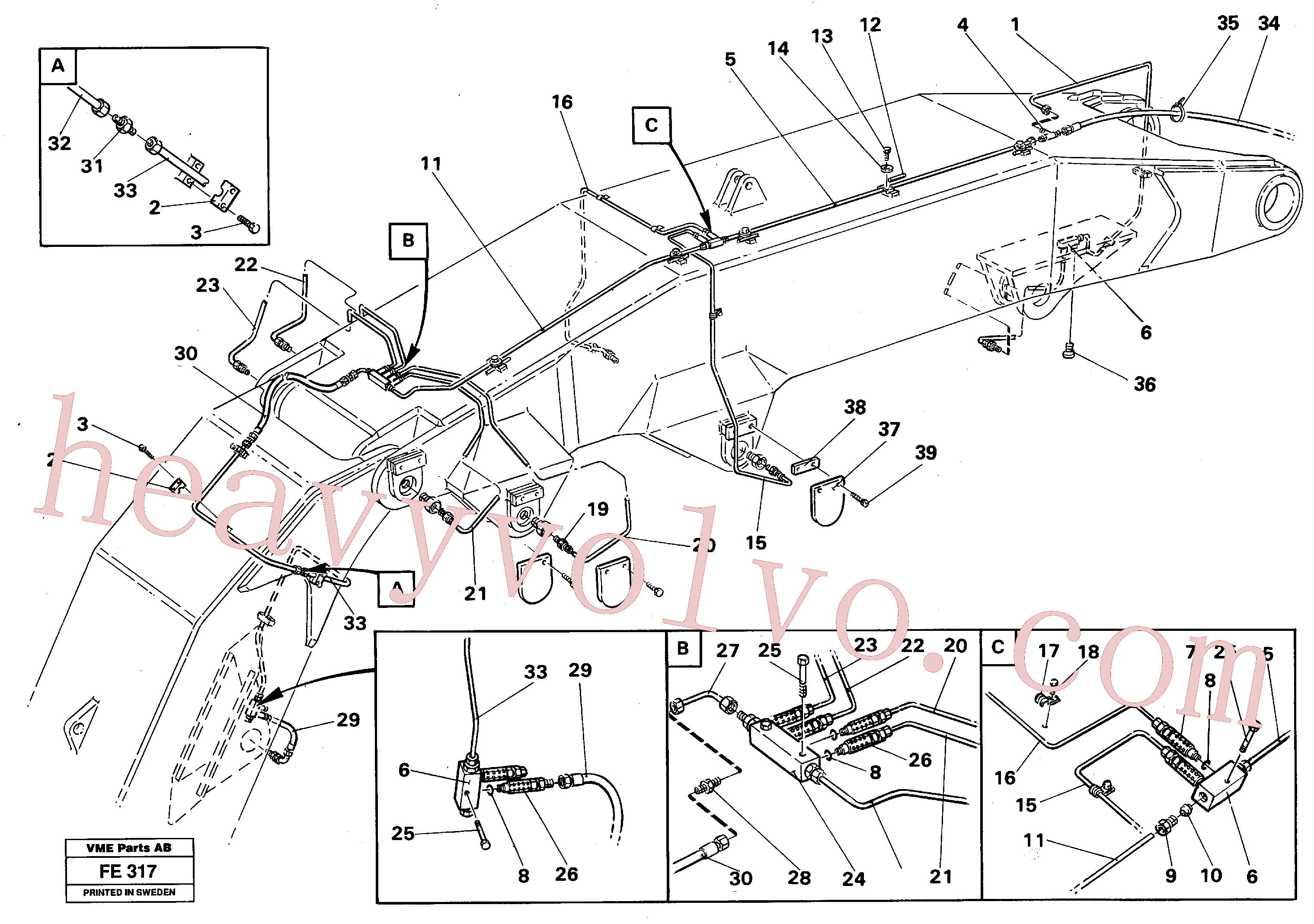 Wholesale VOE14242110 Tube Assembly for Volvo Excavator