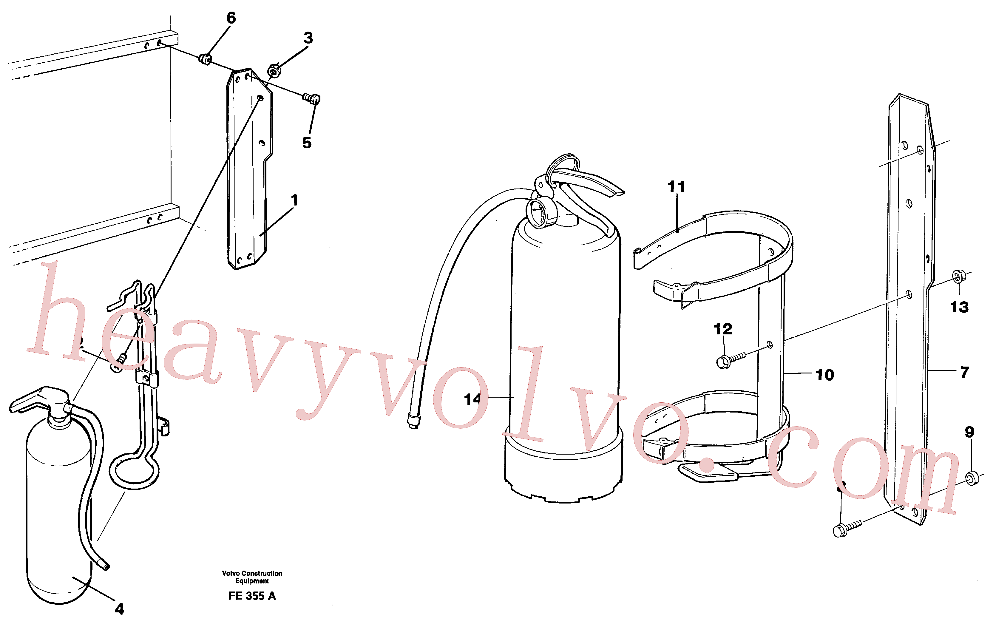 Volvo Assembly VOE11702607 Retaining strap for sale
