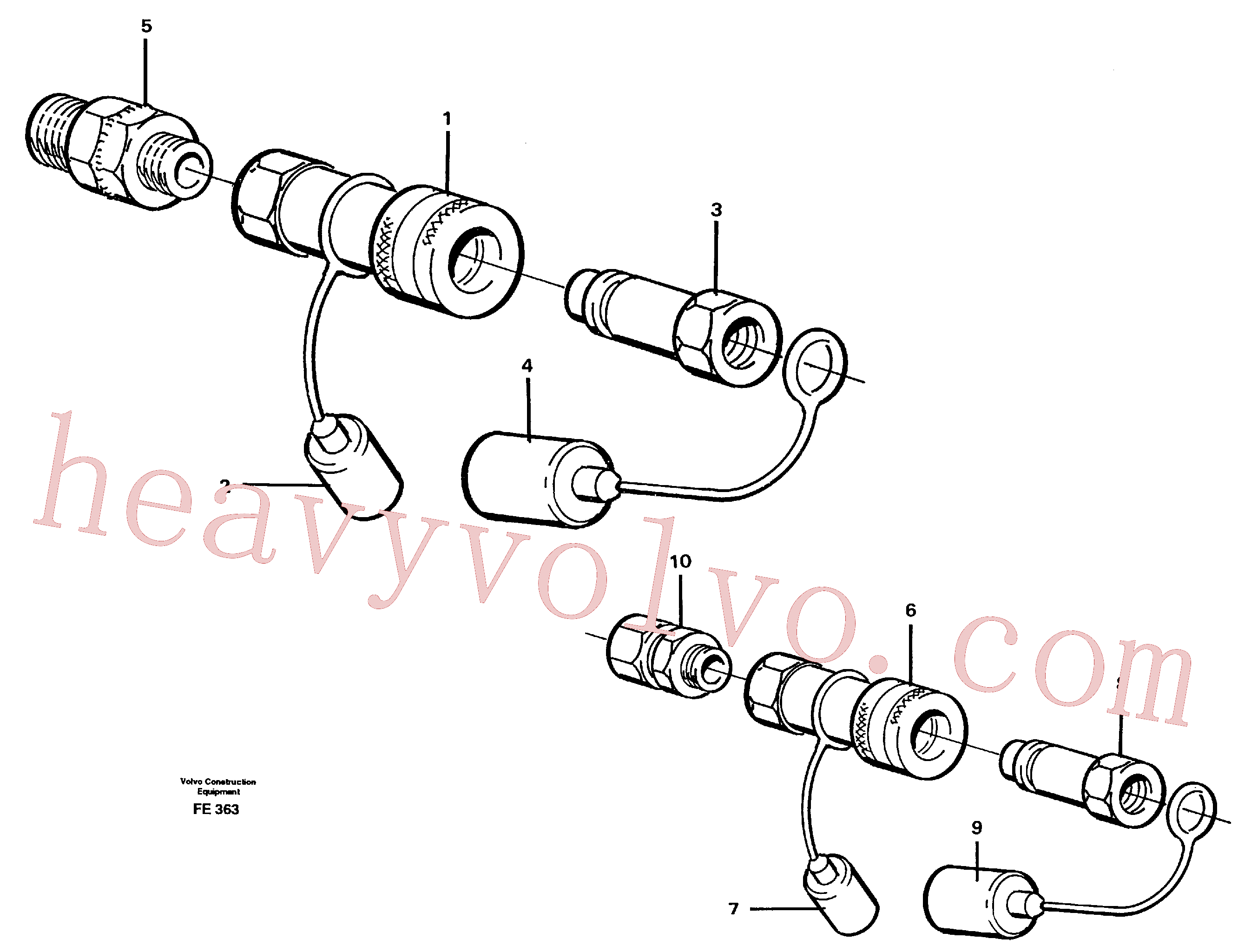 VOE14264372 Engaging sleeve for Volvo Excavator Parts