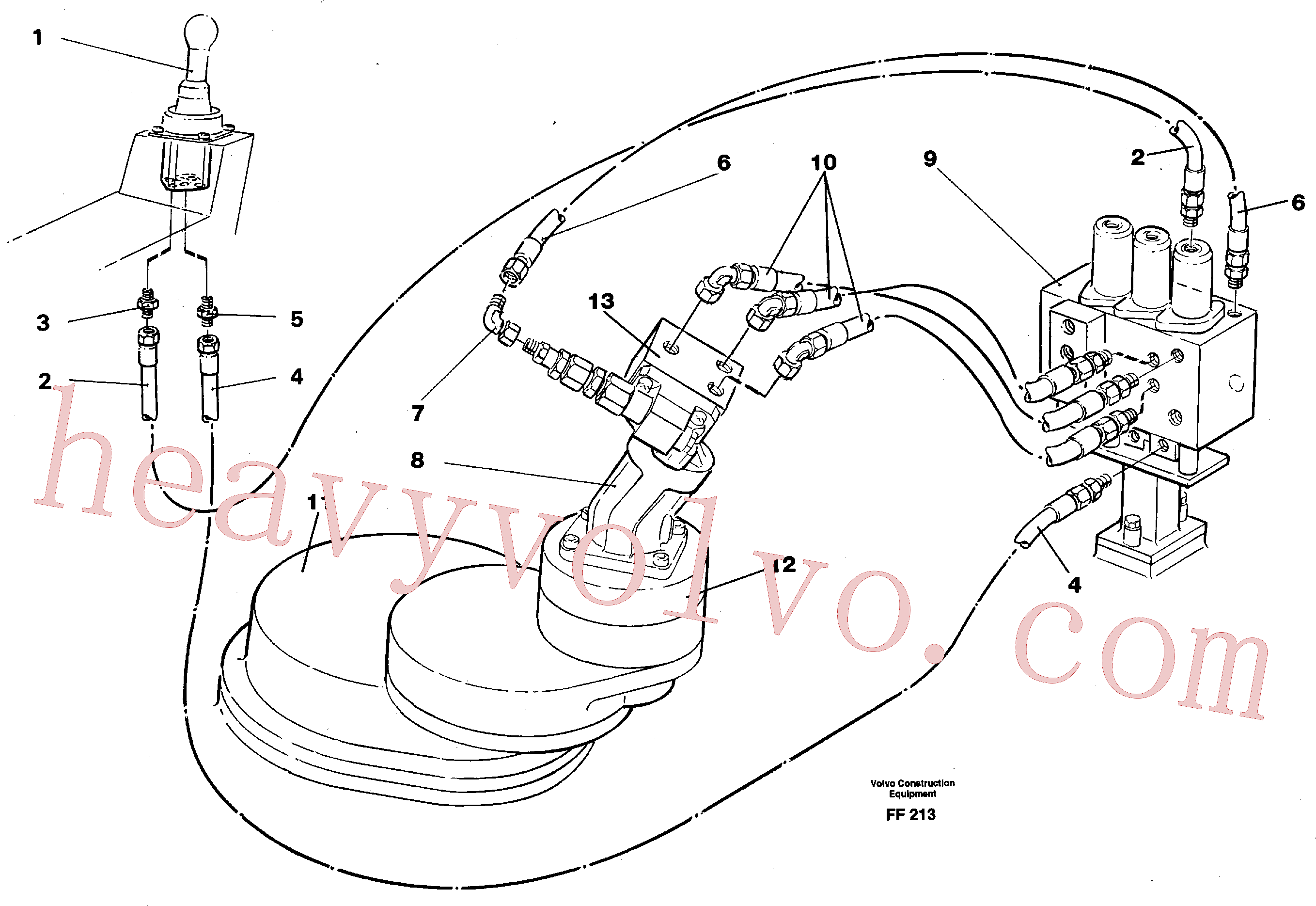 Volvo VOE14263251 Hydraulic hose aftermarket part for sale