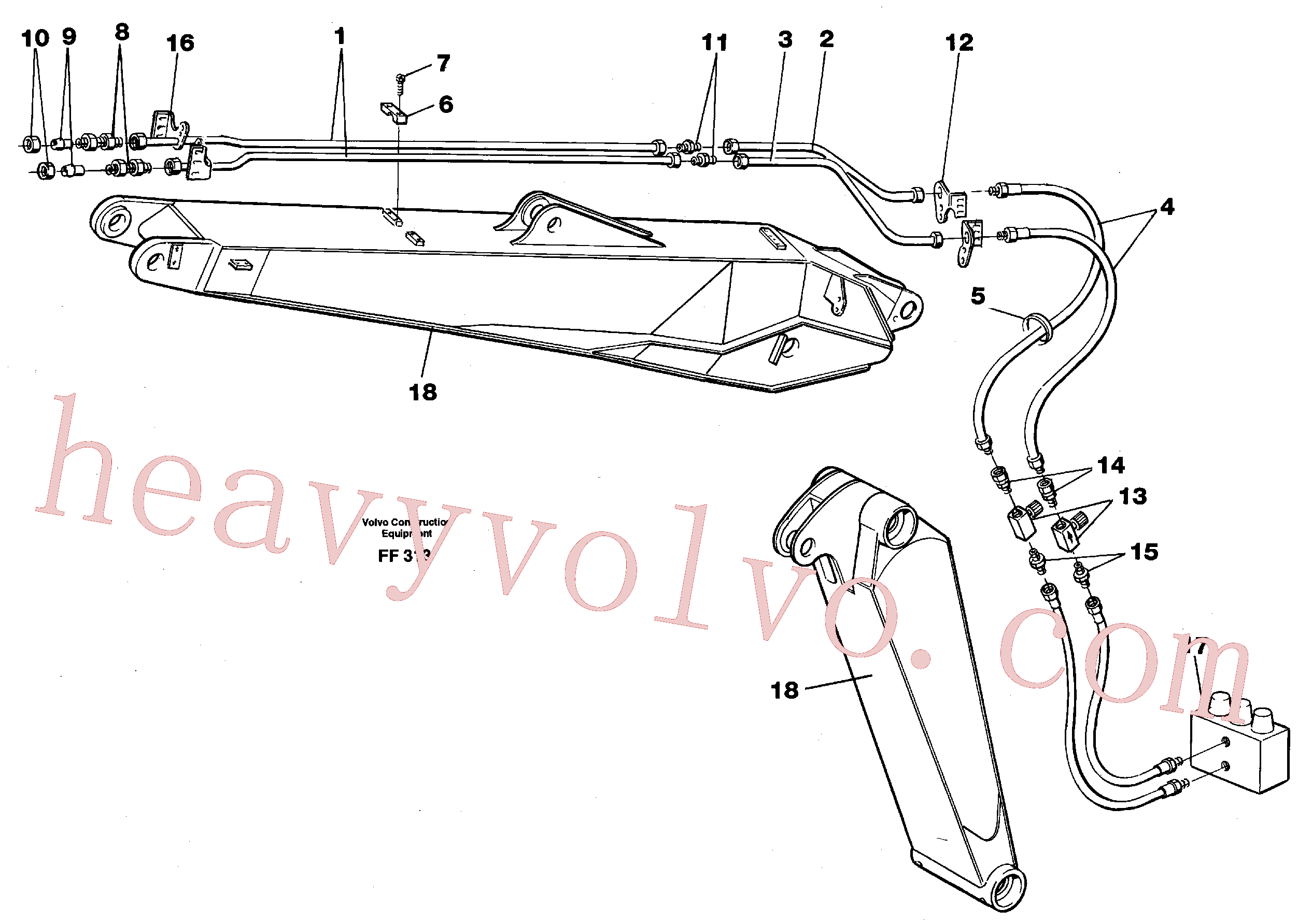 VOE14253464 Equipment for Volvo Excavator spare