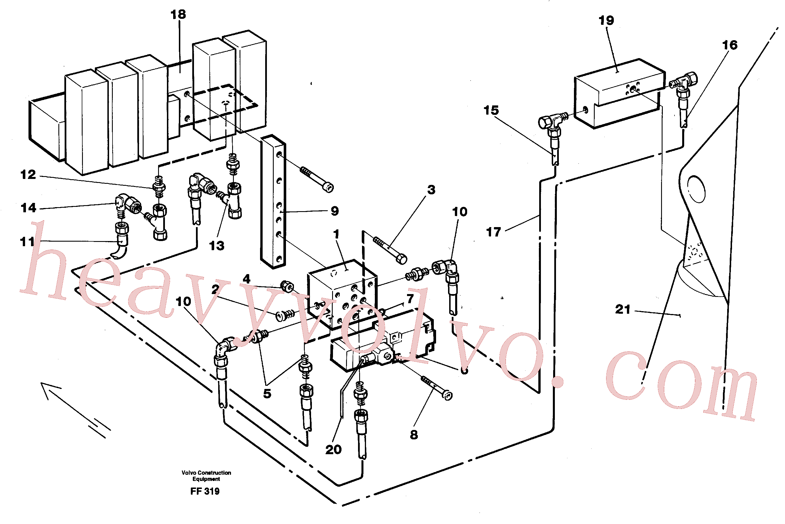 China Made VOE14261460 Bracket parts for Volvo Excavator
