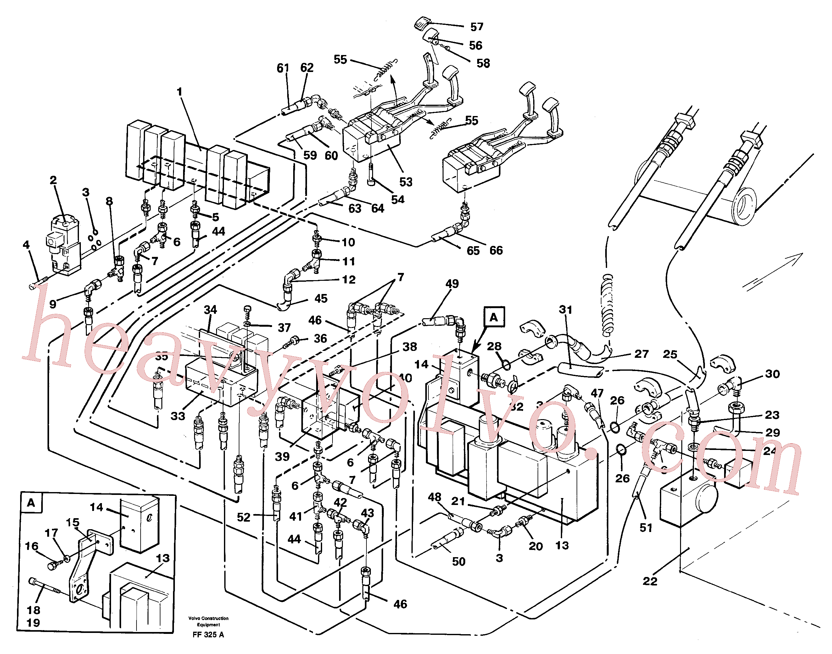 China Made VOE14252105 Valve parts for Volvo Excavator