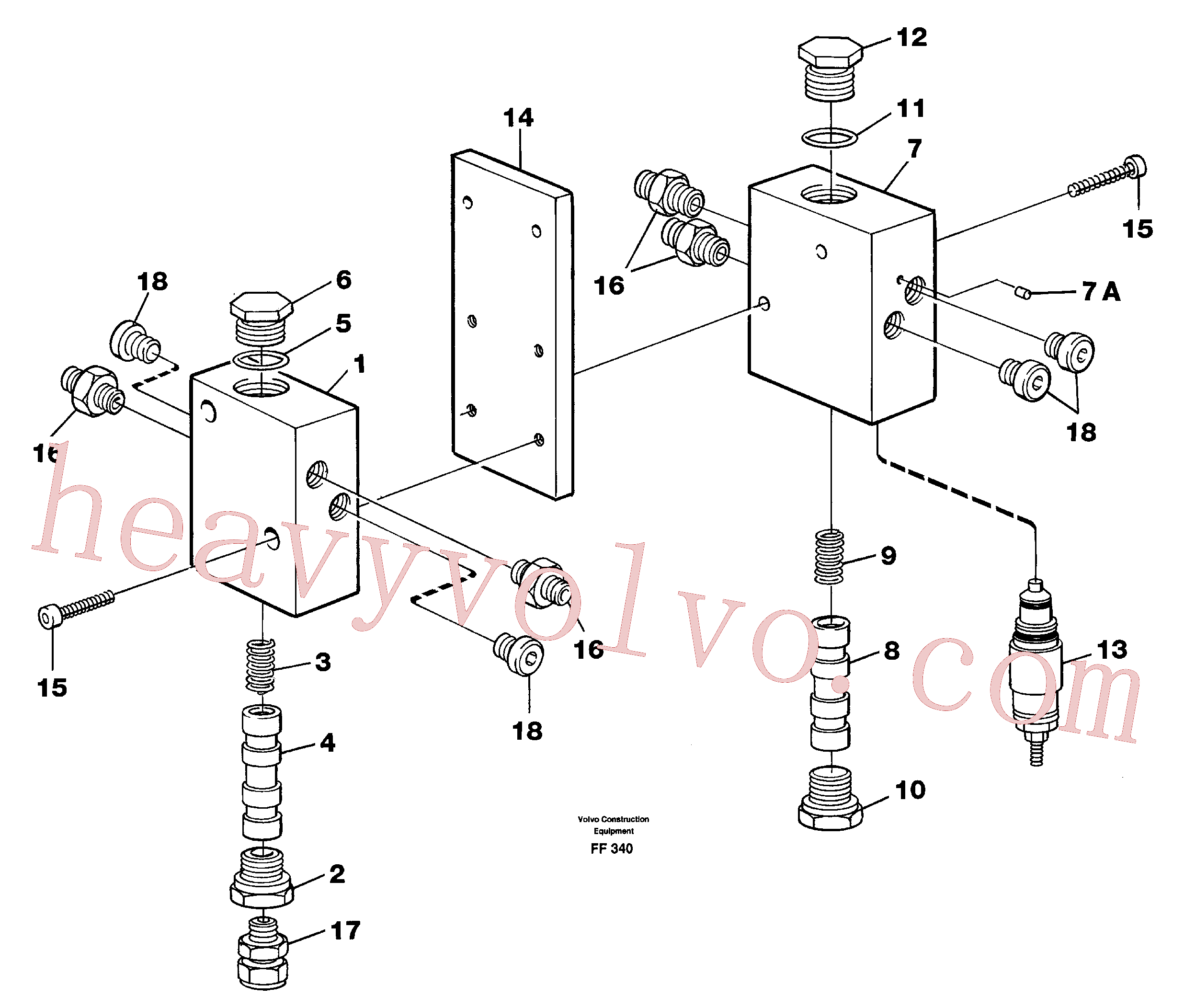 VOE14257470 Bracket for Volvo Excavator Parts