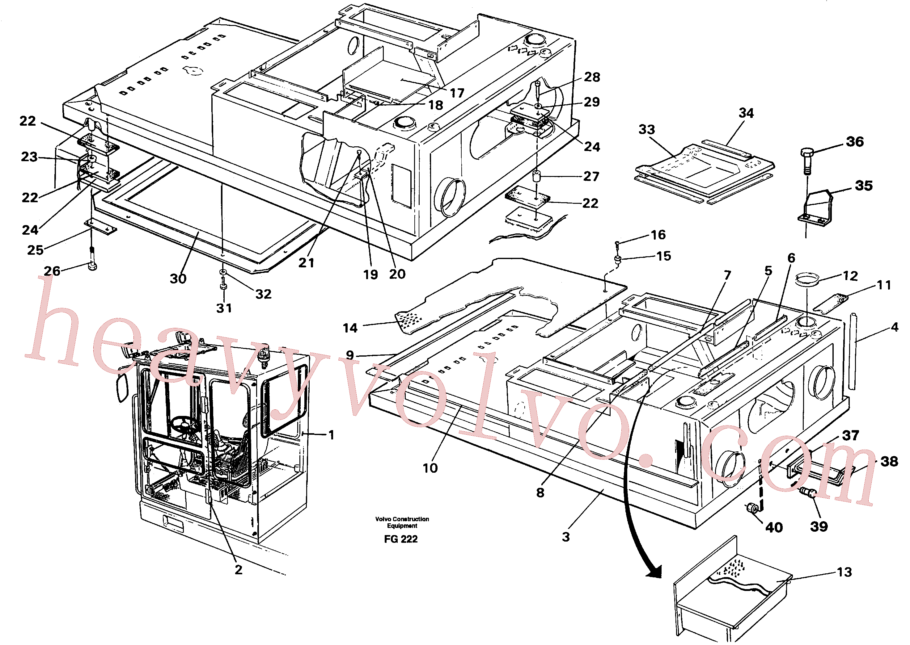 Volvo Assembly VOE14249550 Cell Rbr Mould for sale