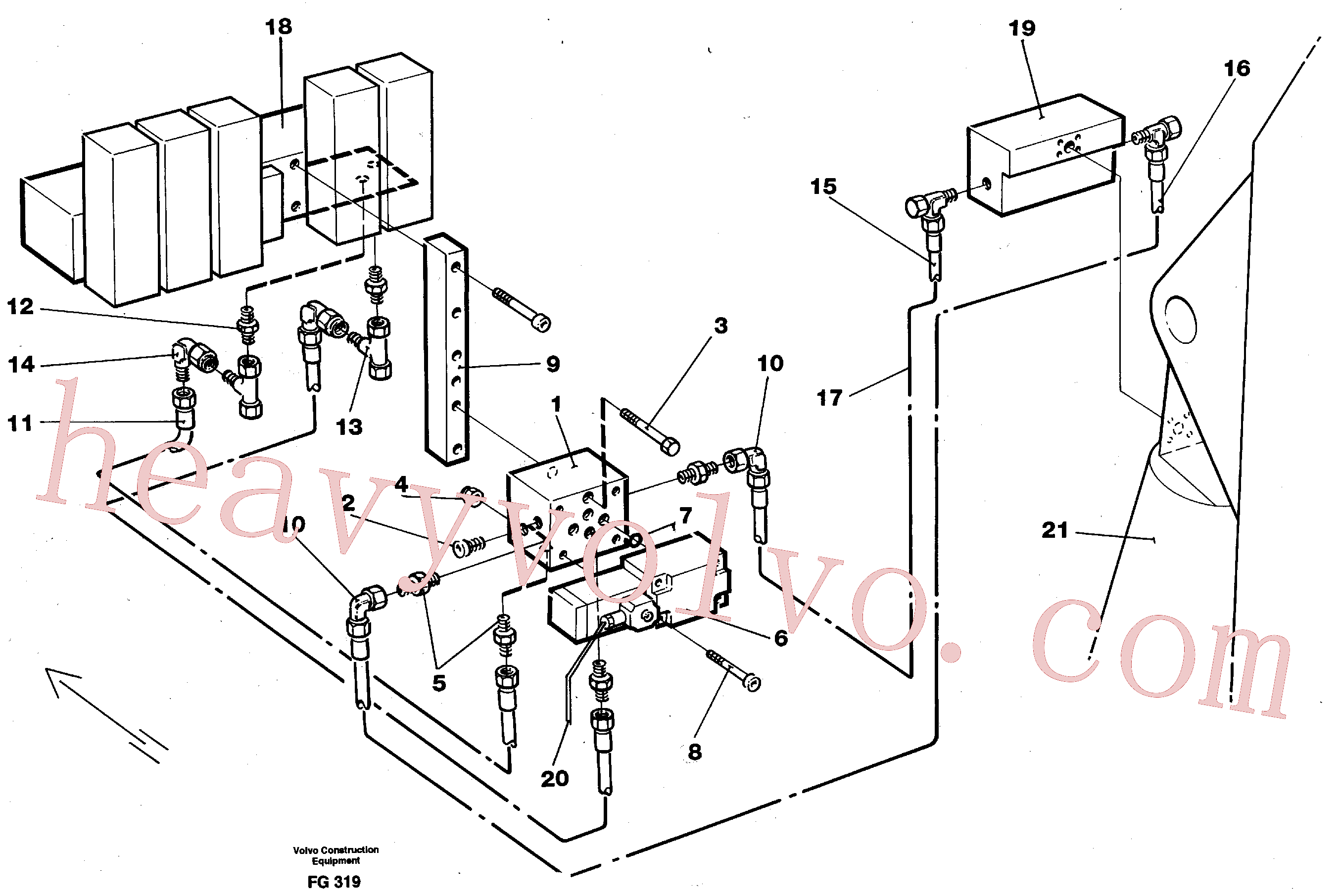 China Made VOE14261460 Bracket parts for Volvo Excavator