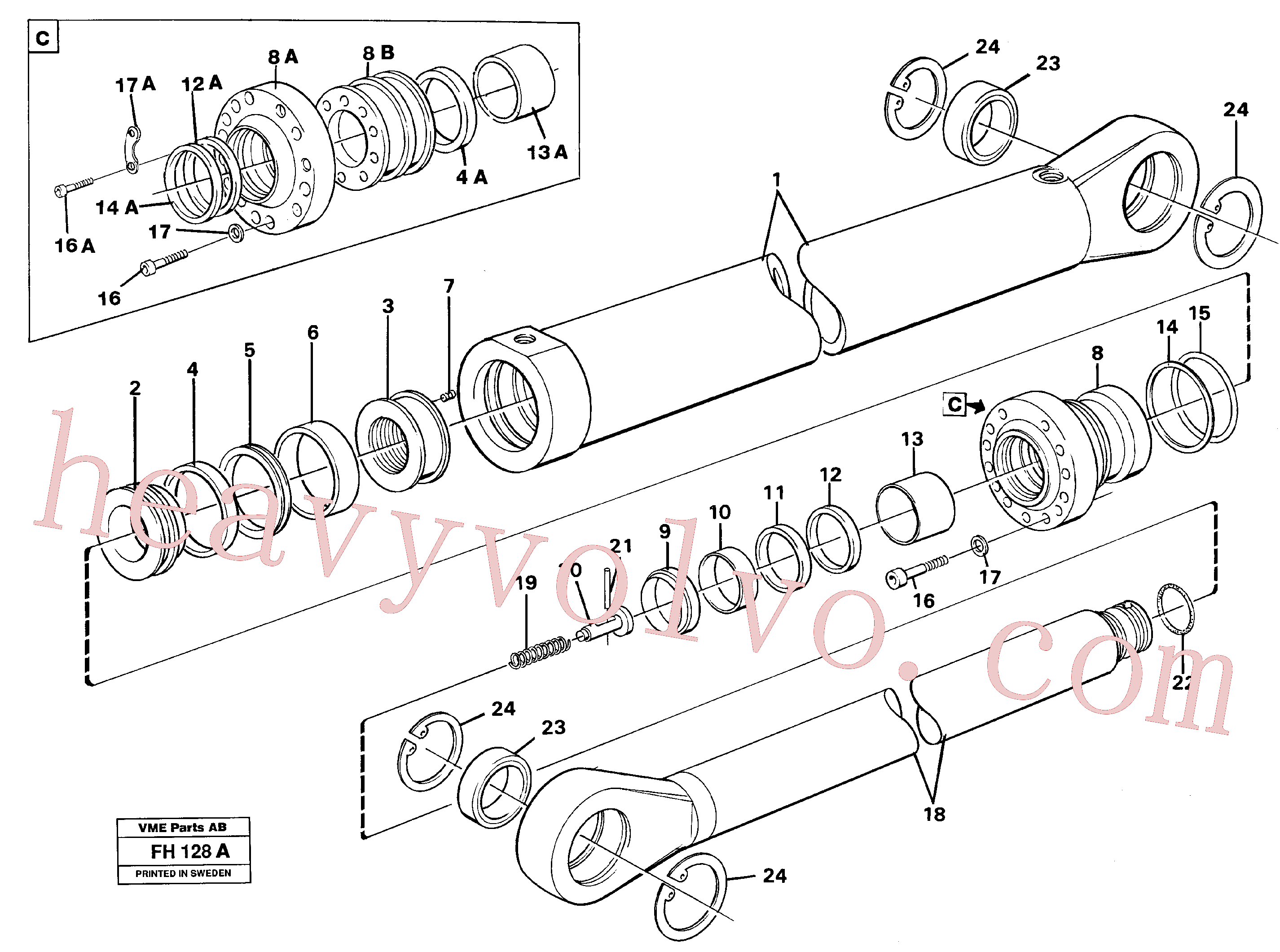 Volvo Assembly VOE14239756 Cylinder for sale