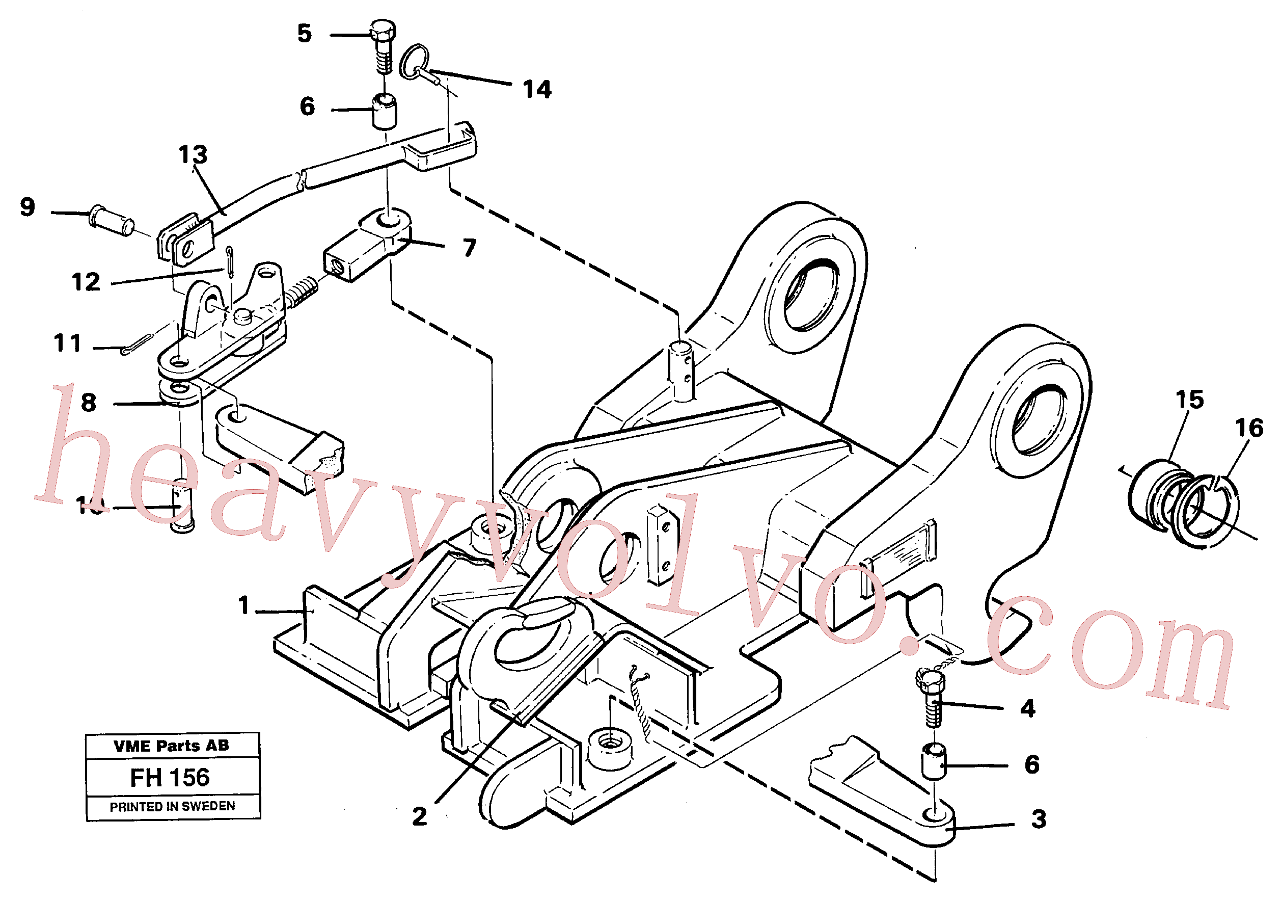 VOE14210837 Locking wire for Volvo Excavator Parts