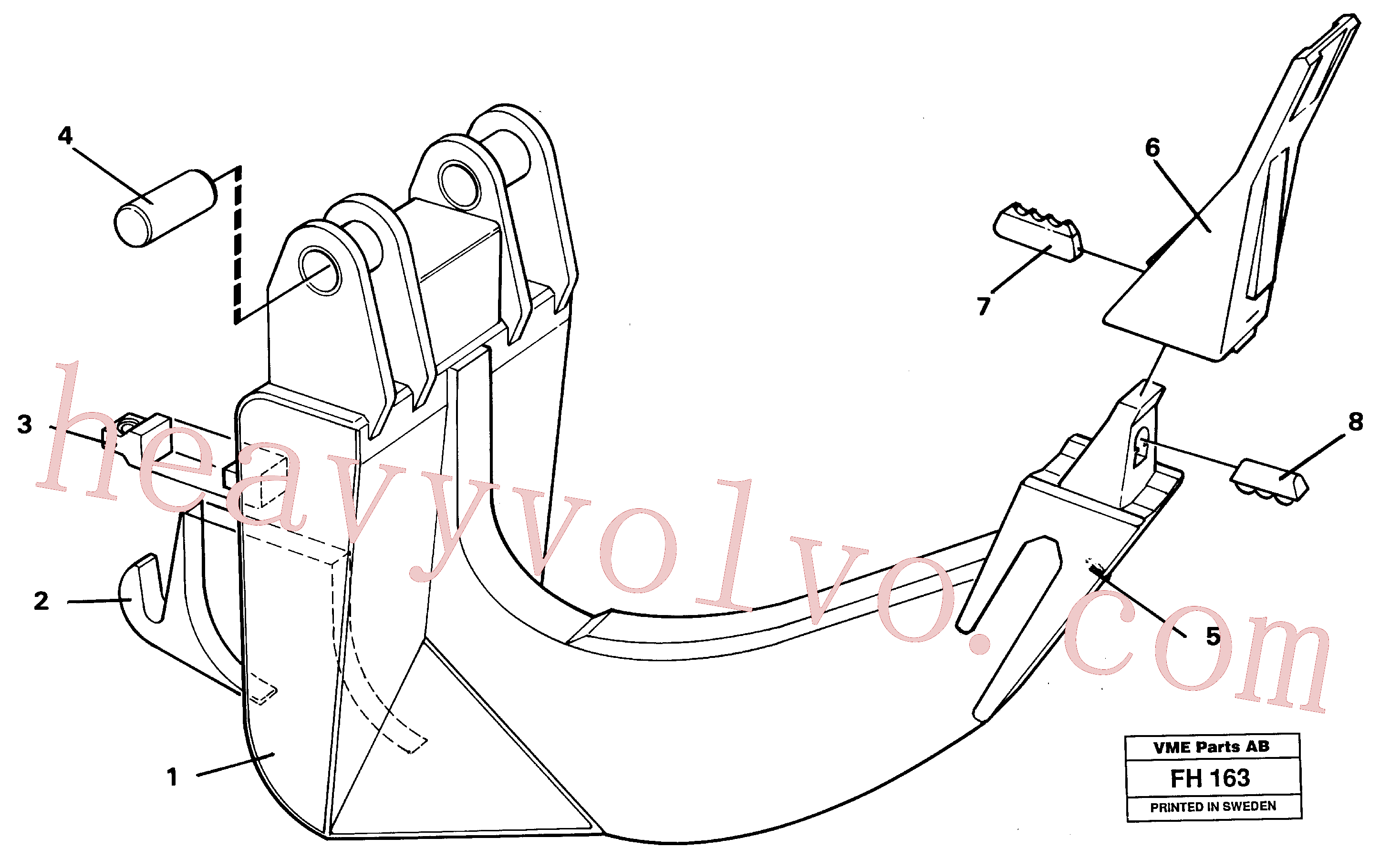 Wholesale VOE11706285 Mounting Kit for Volvo Excavator