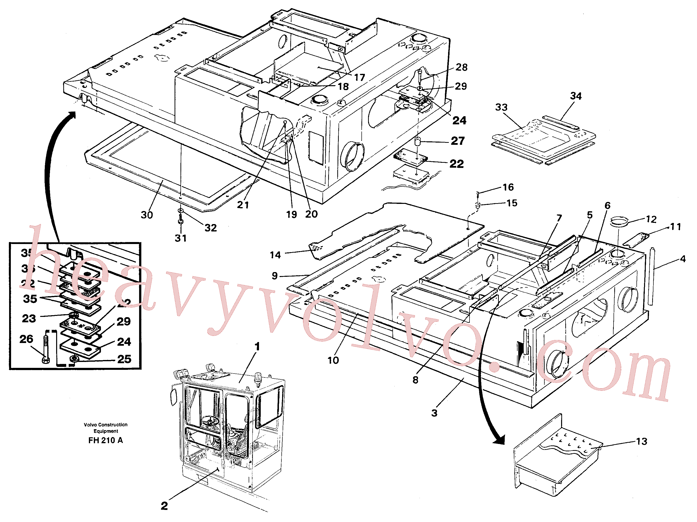 Volvo Assembly VOE14249550 Cell Rbr Mould for sale