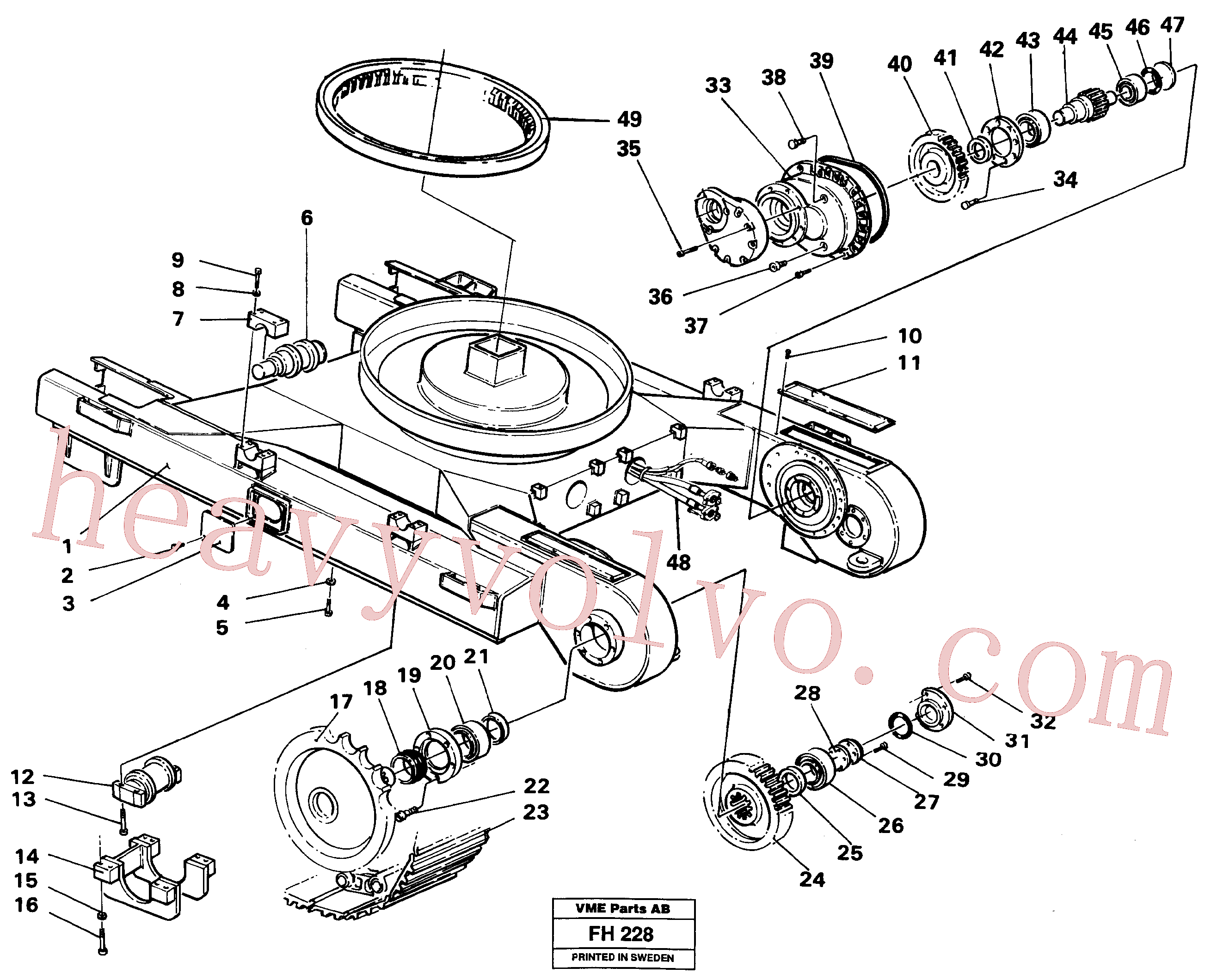 Volvo Assembly VOE14016535 V-ring for sale