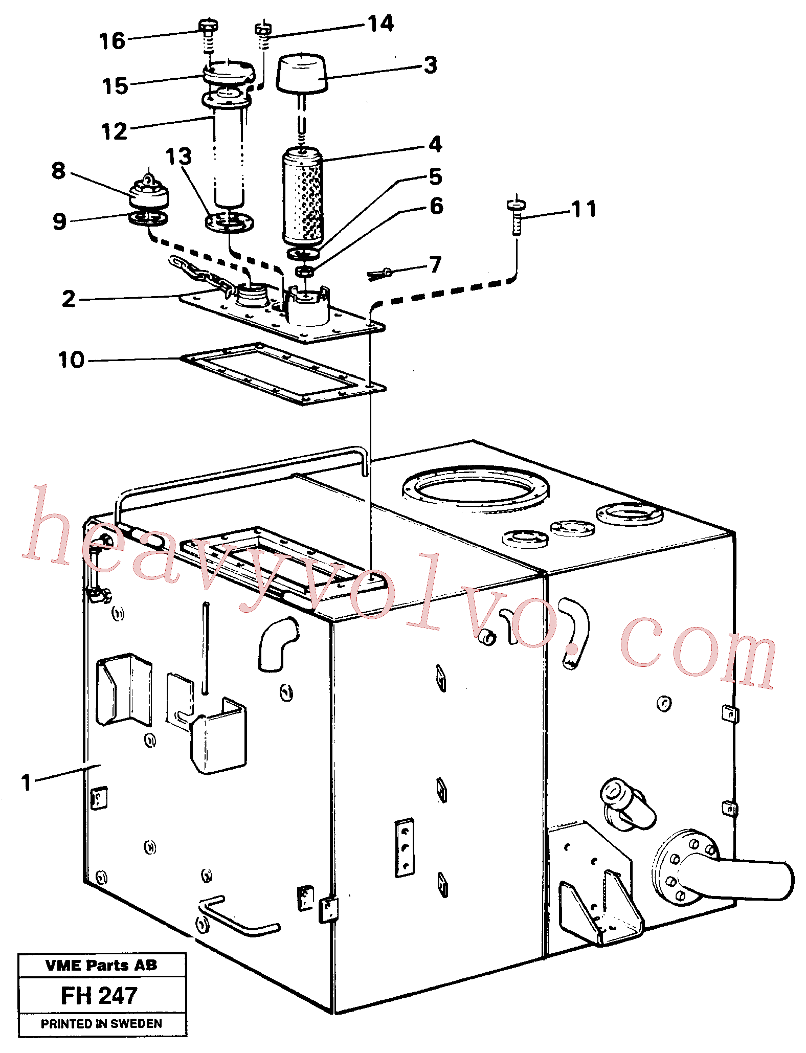 Volvo excavator part VOE14014293 Cover for sale