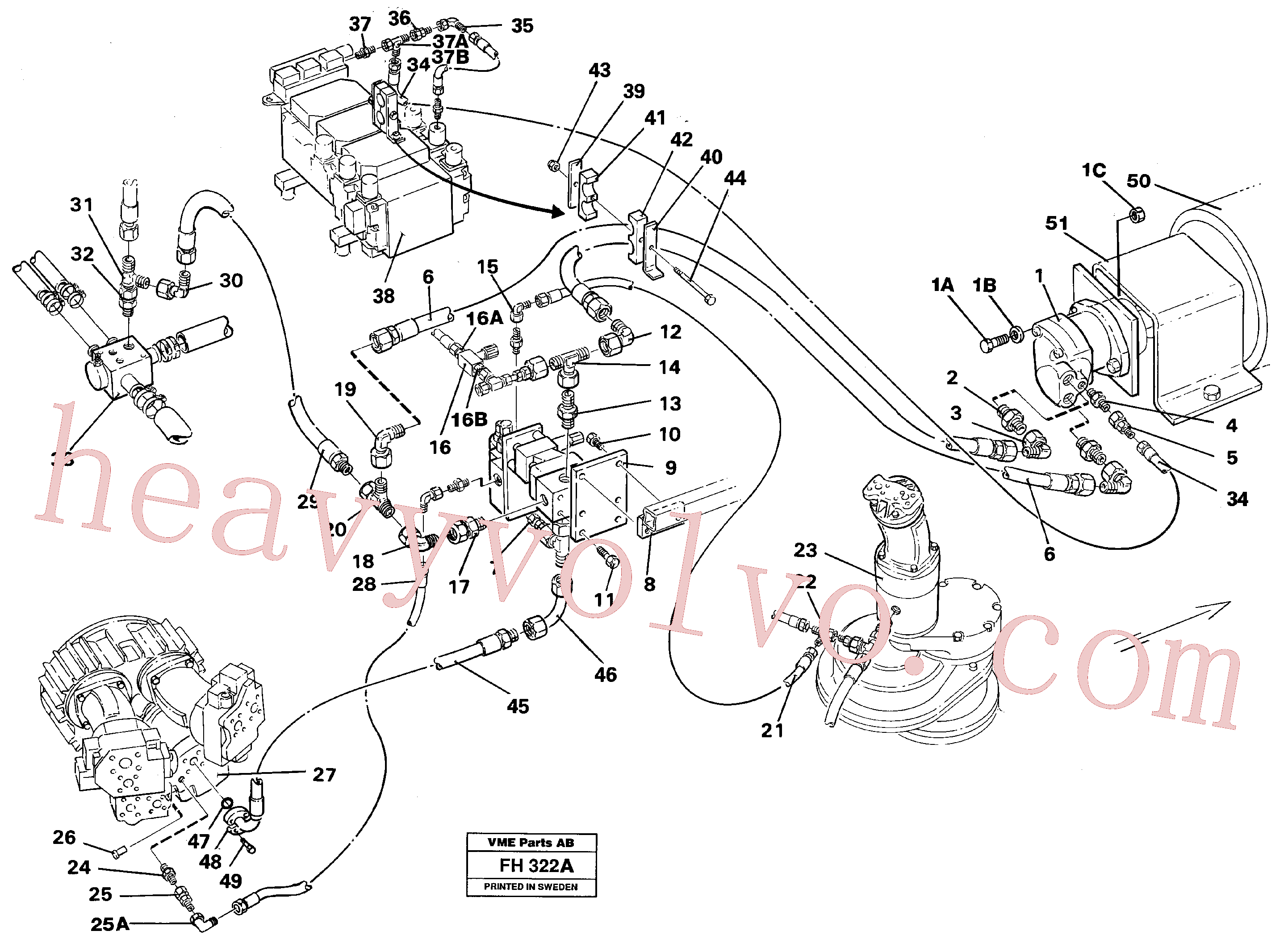 Volvo VOE14048926 Hydraulic hose aftermarket part for sale