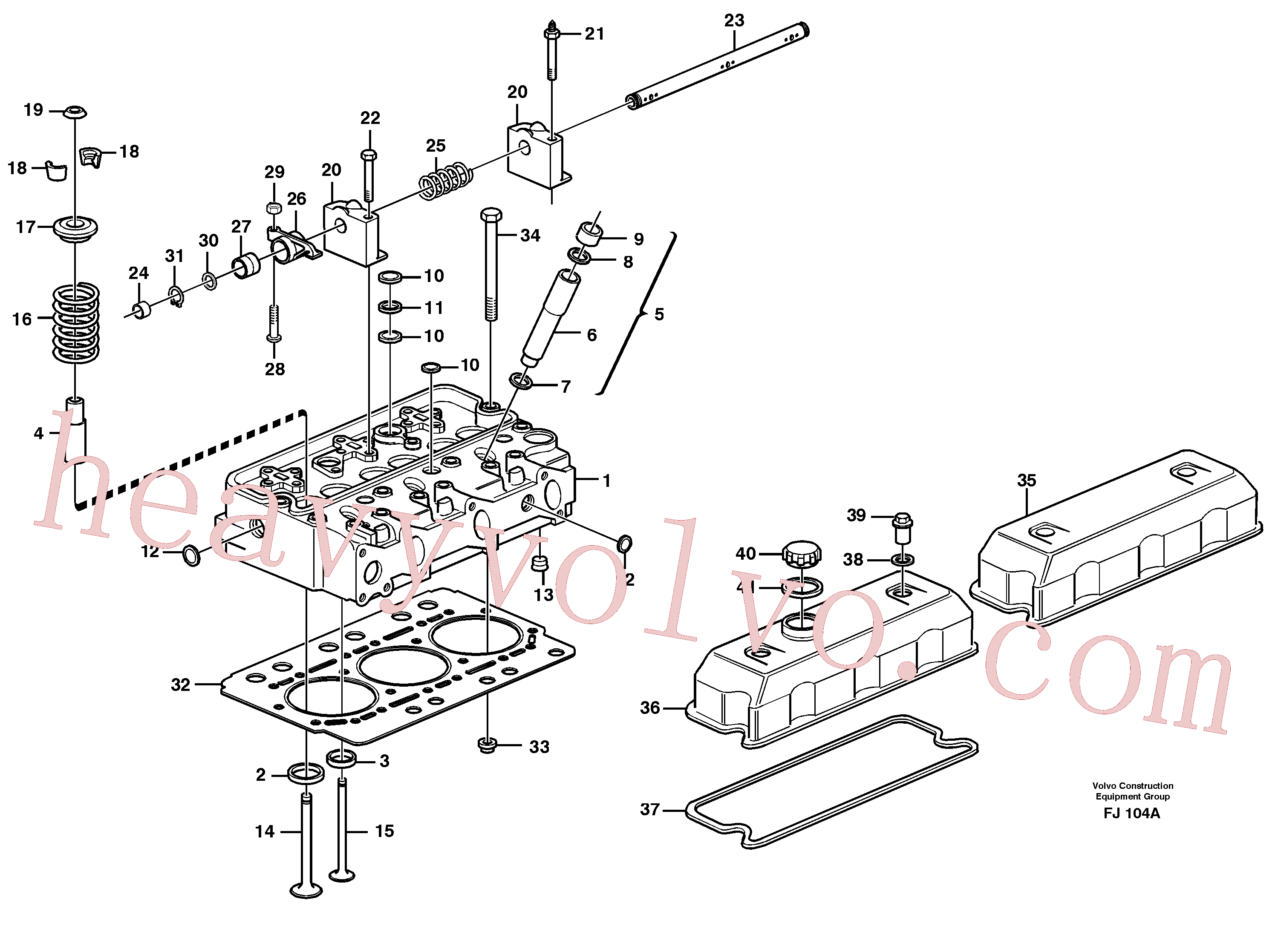 Wholesale VOE947626 Gasket for Volvo Excavator