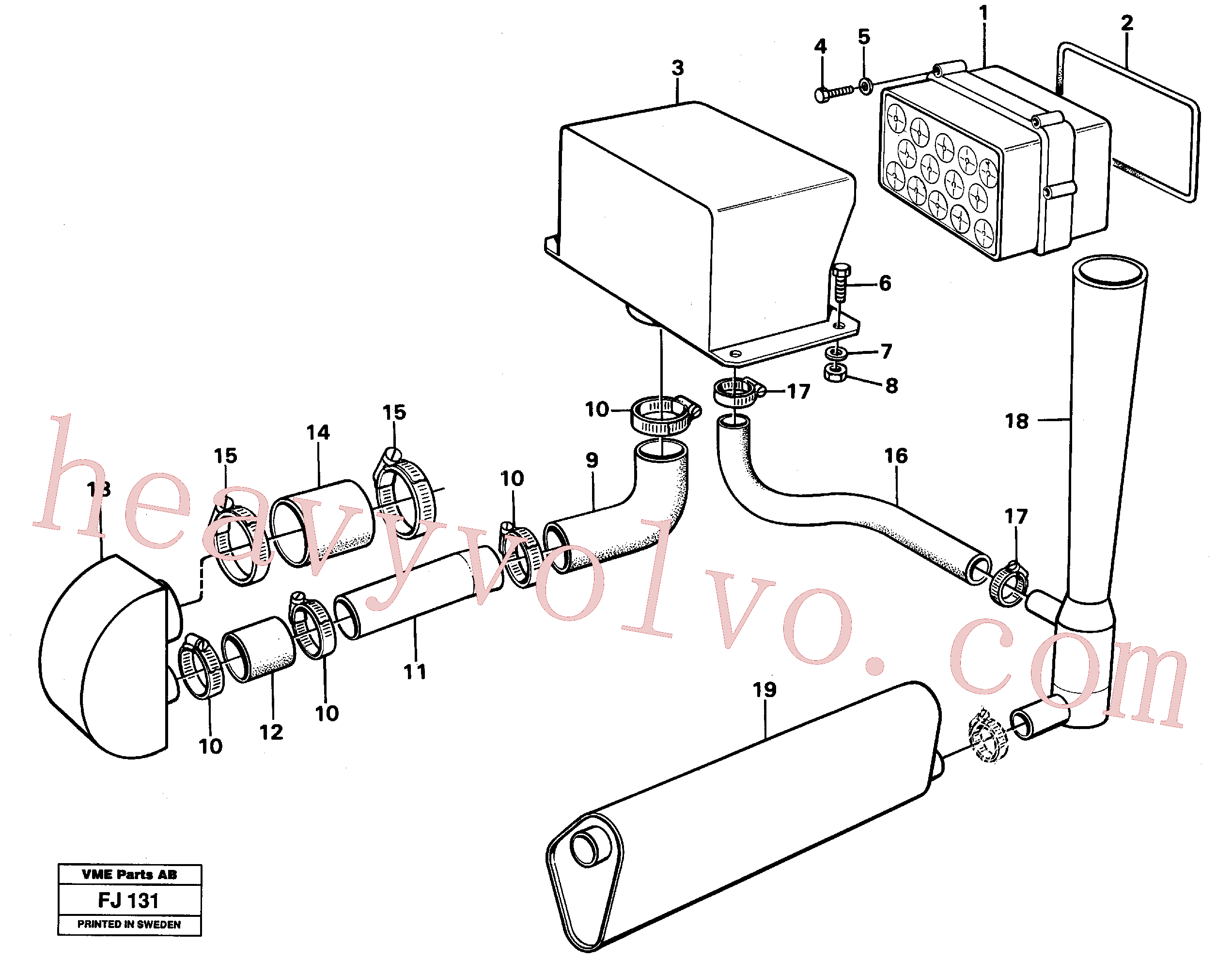 Wholesale VOE14249624 Light Corr Hose for Volvo Excavator