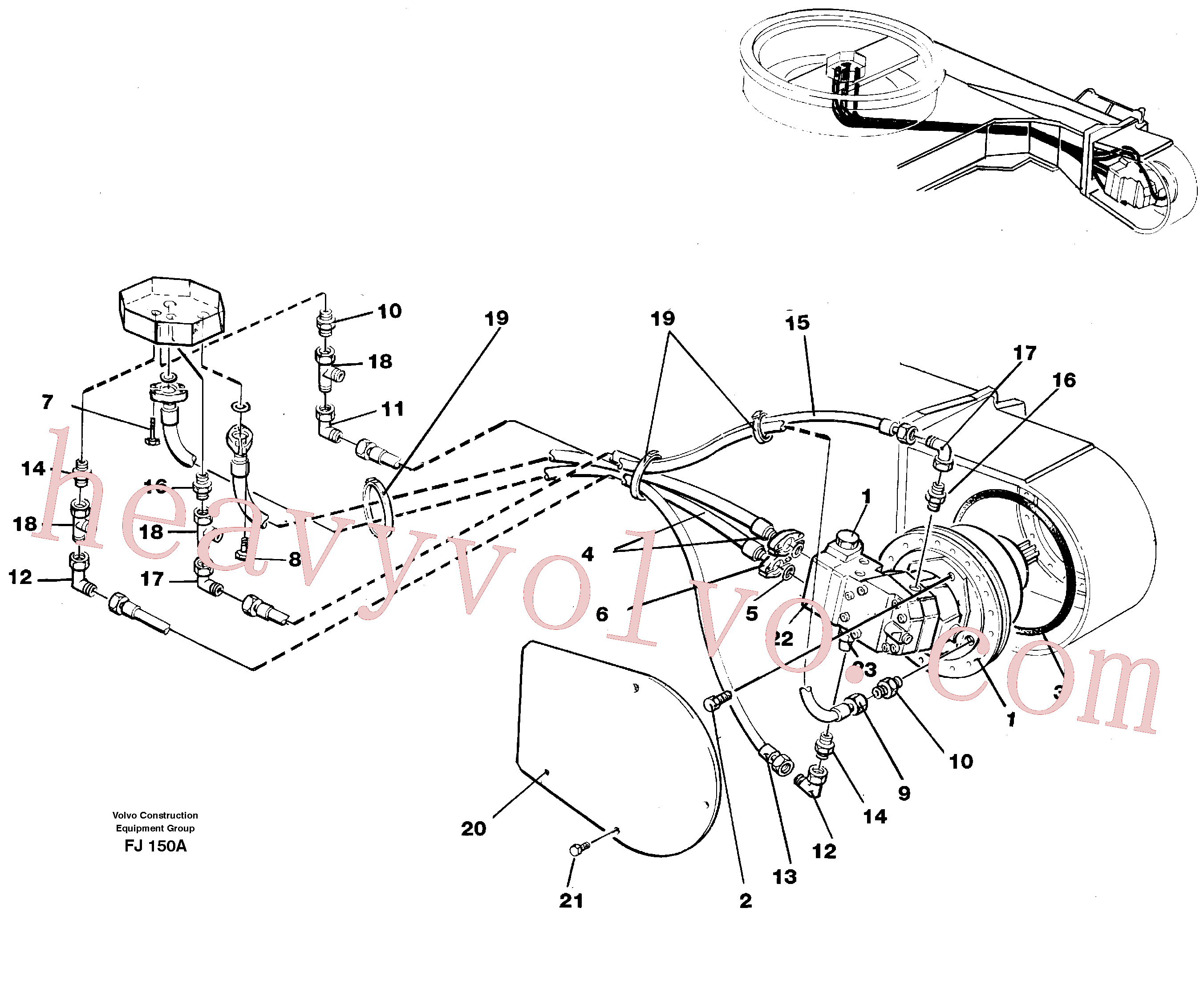 Volvo excavator part VOE14215440 O-ring for sale