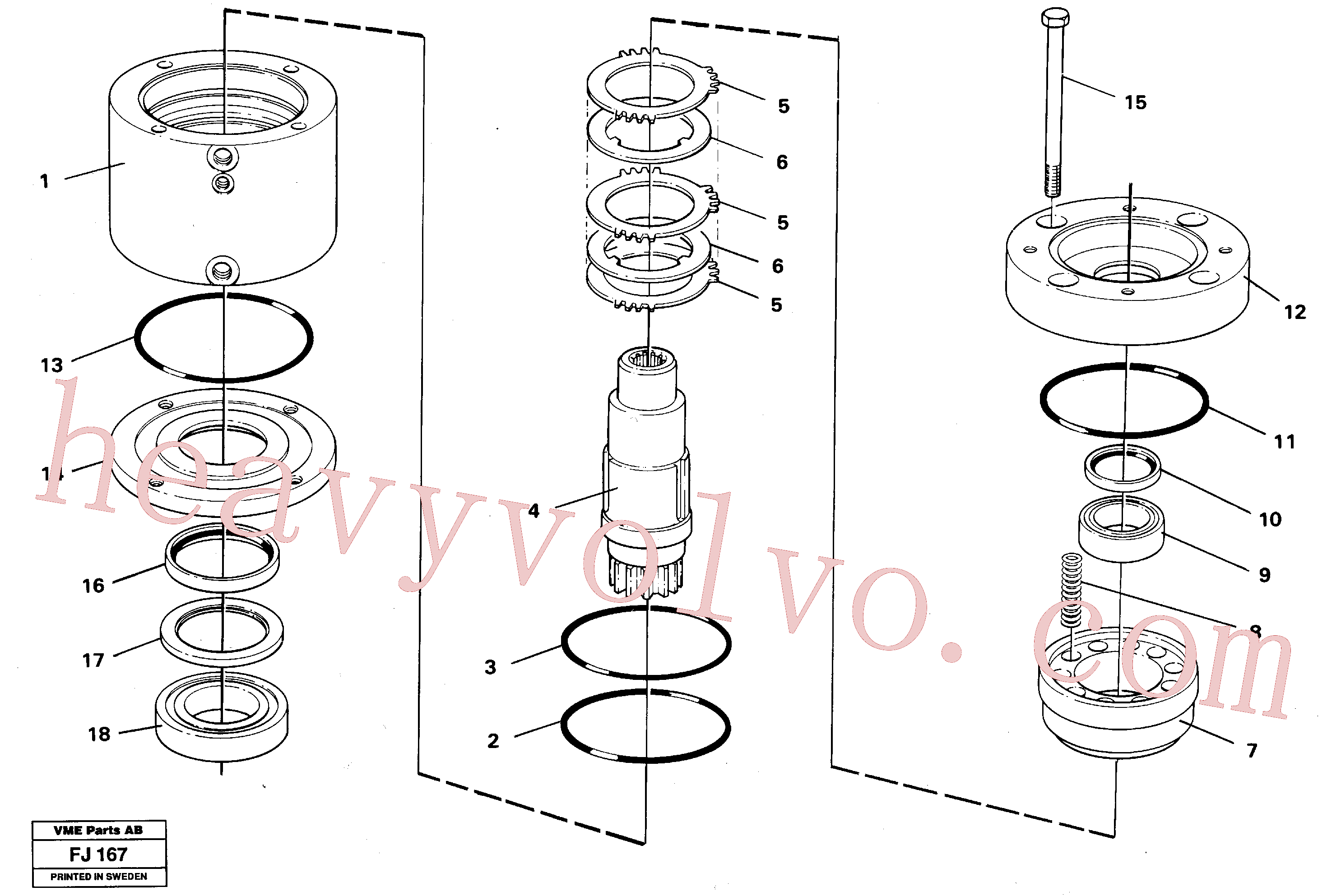 Volvo Assembly VOE14024194 Radial Seal for sale