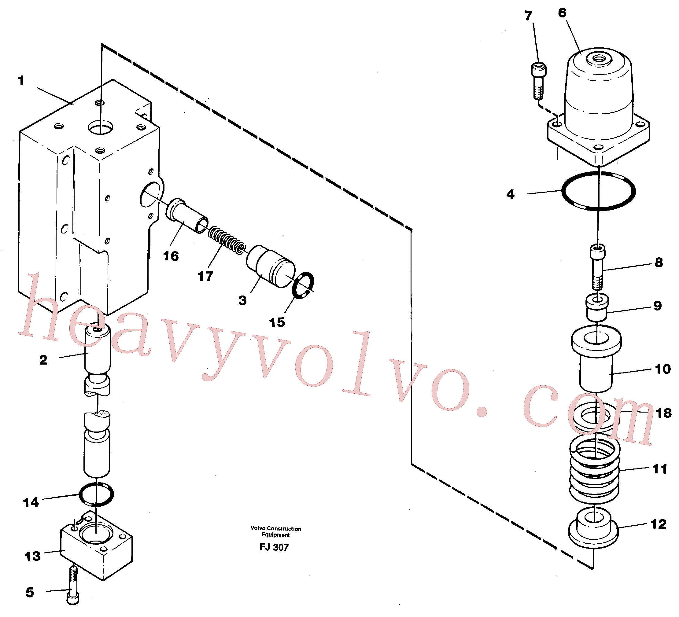 Wholesale VOE14265045 Valve slide for Volvo Excavator