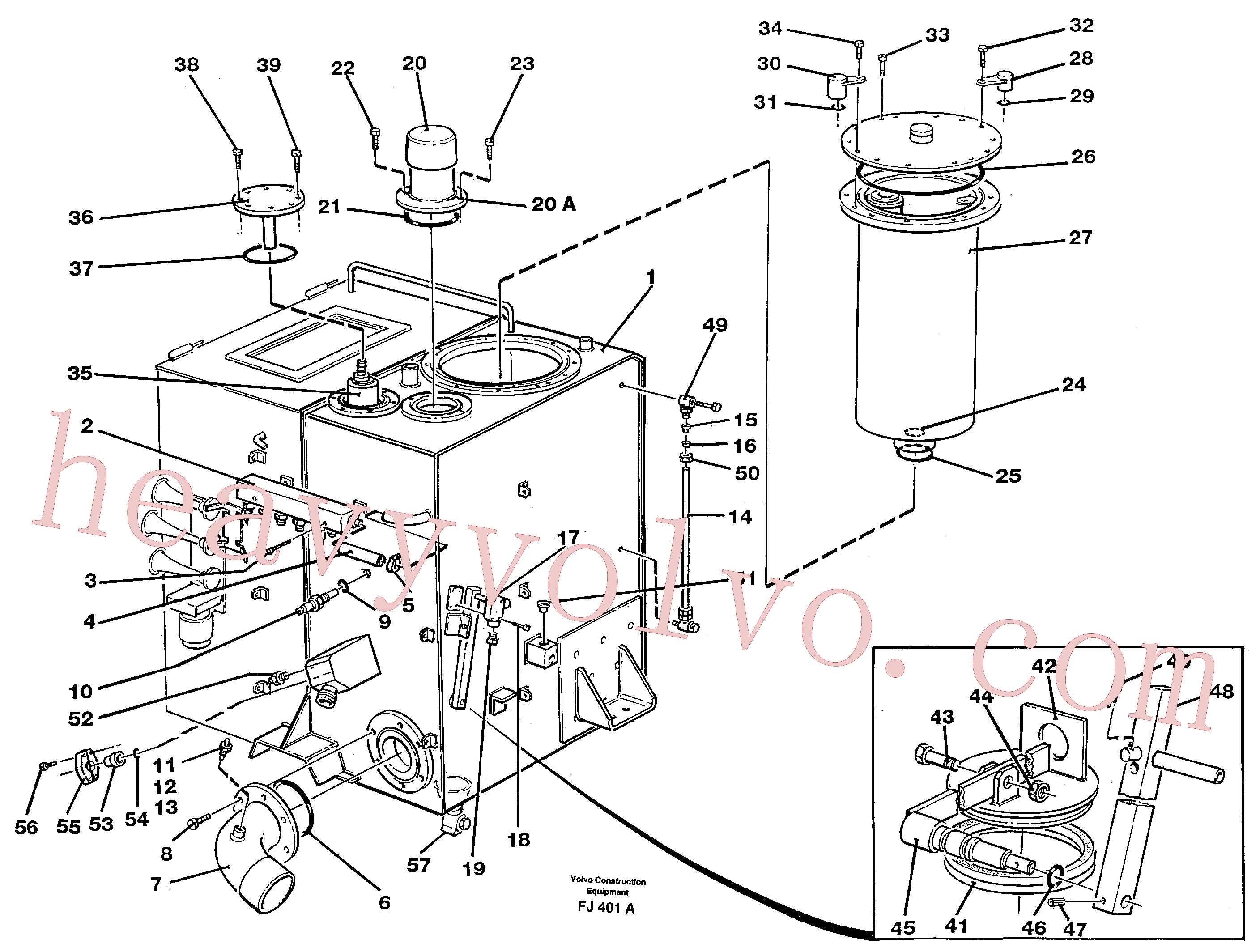 VOE14048868 Hatch for Volvo Excavator Parts