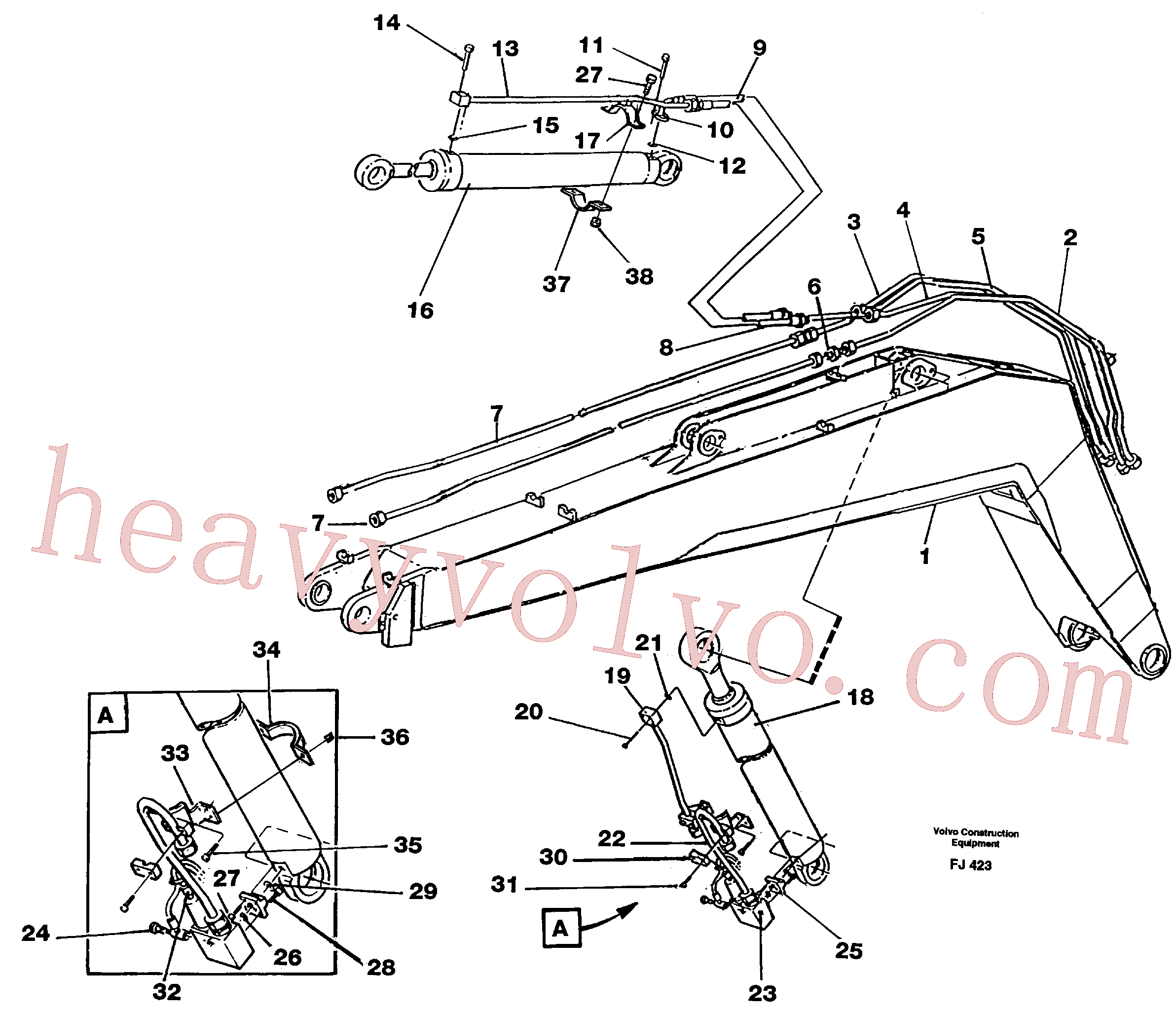 Volvo VOE14255452 Tube Assembly aftermarket part for sale