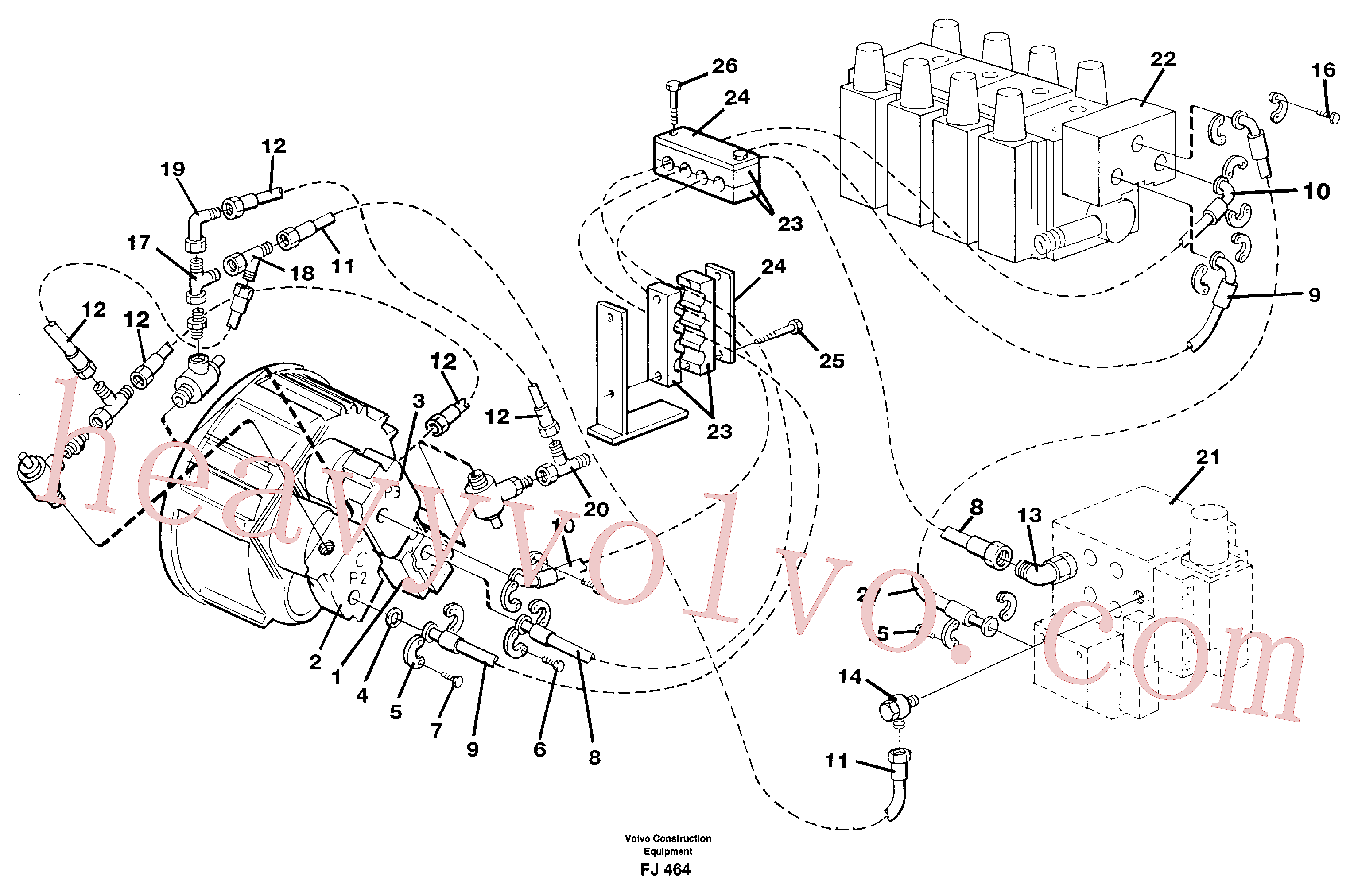 Wholesale VOE14215484 Shuttle valve for Volvo Excavator