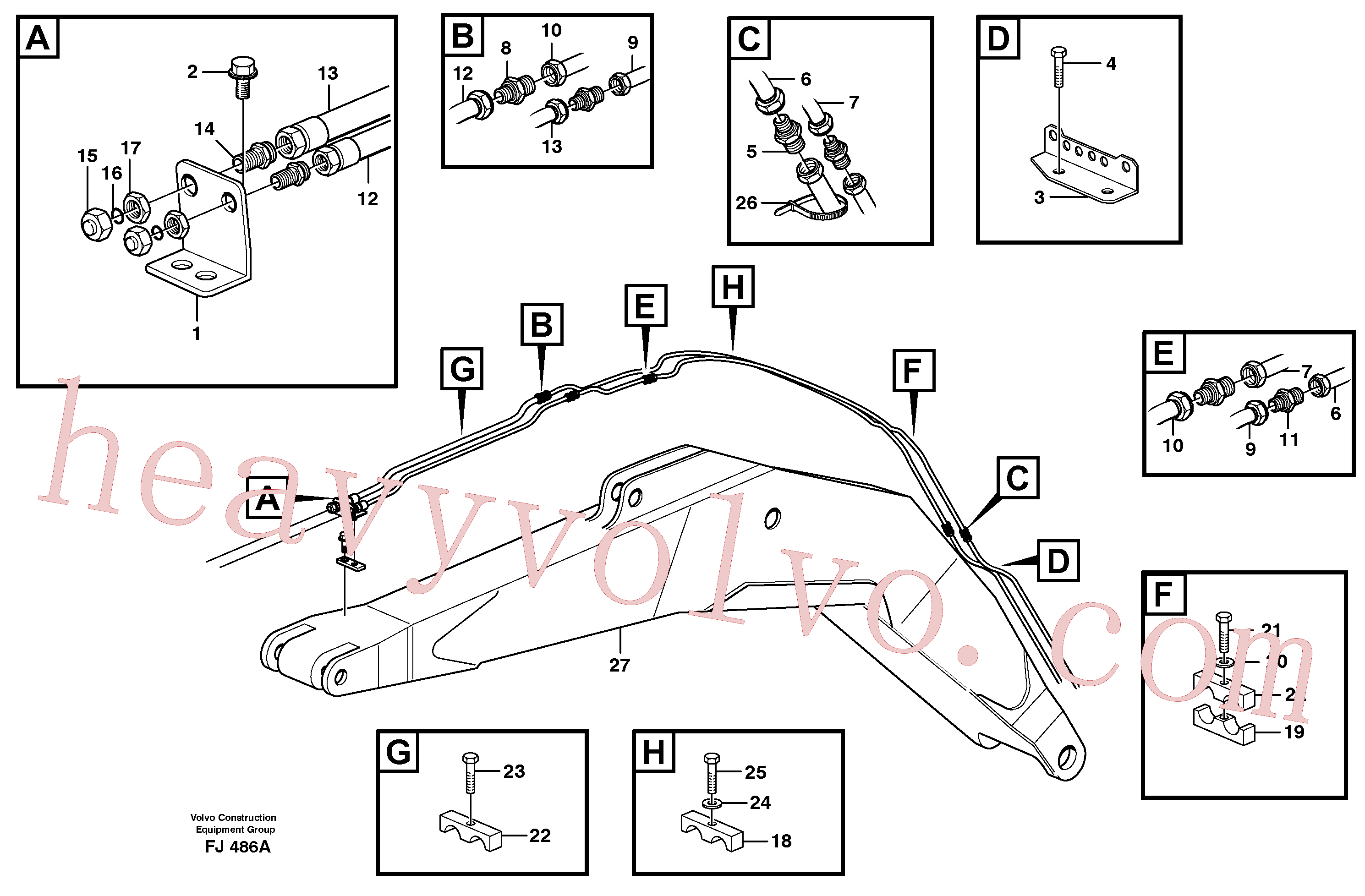Volvo VOE14255445 Tube Assembly aftermarket part for sale