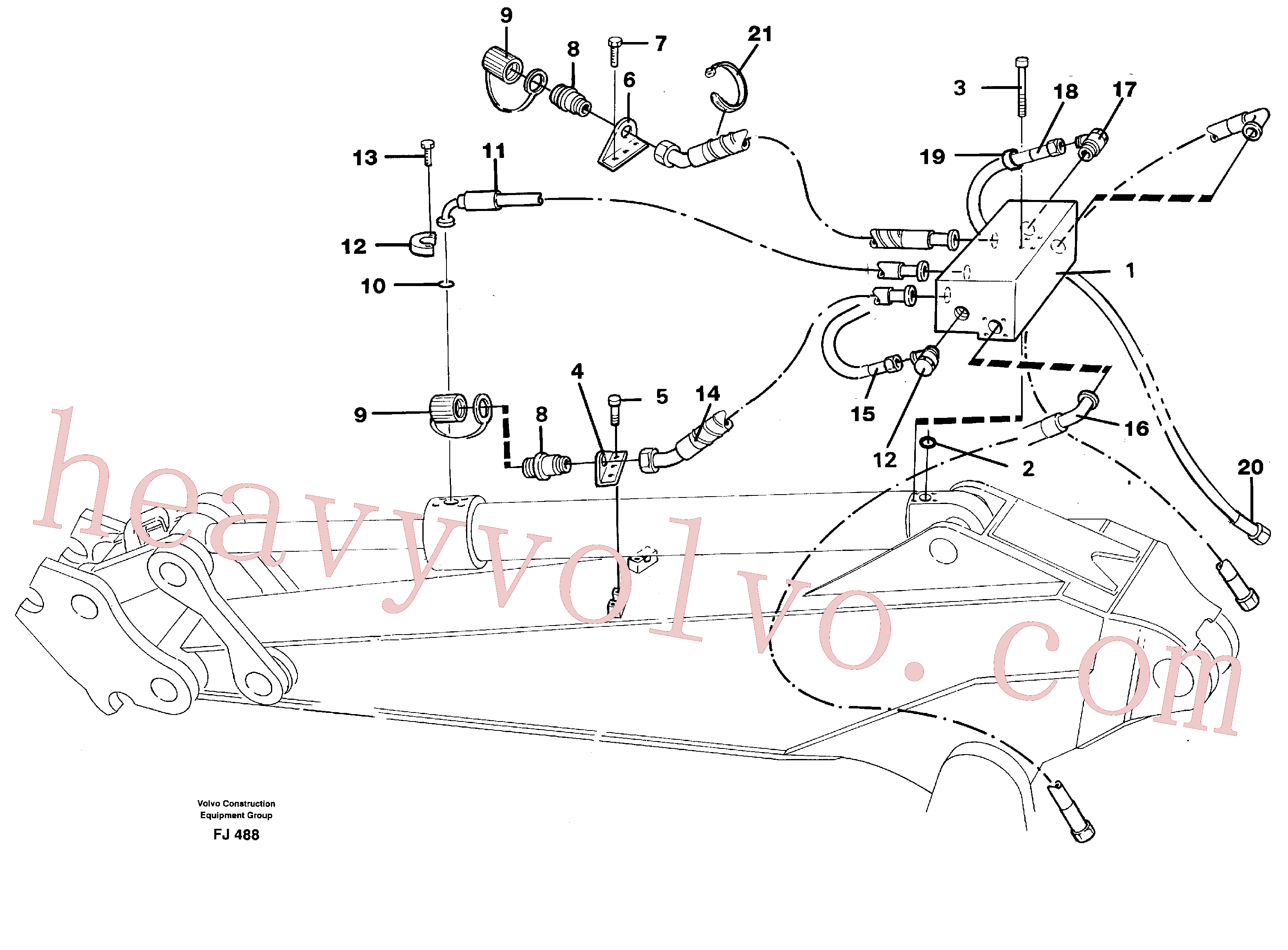 Volvo VOE14259454 Retainer aftermarket part for sale