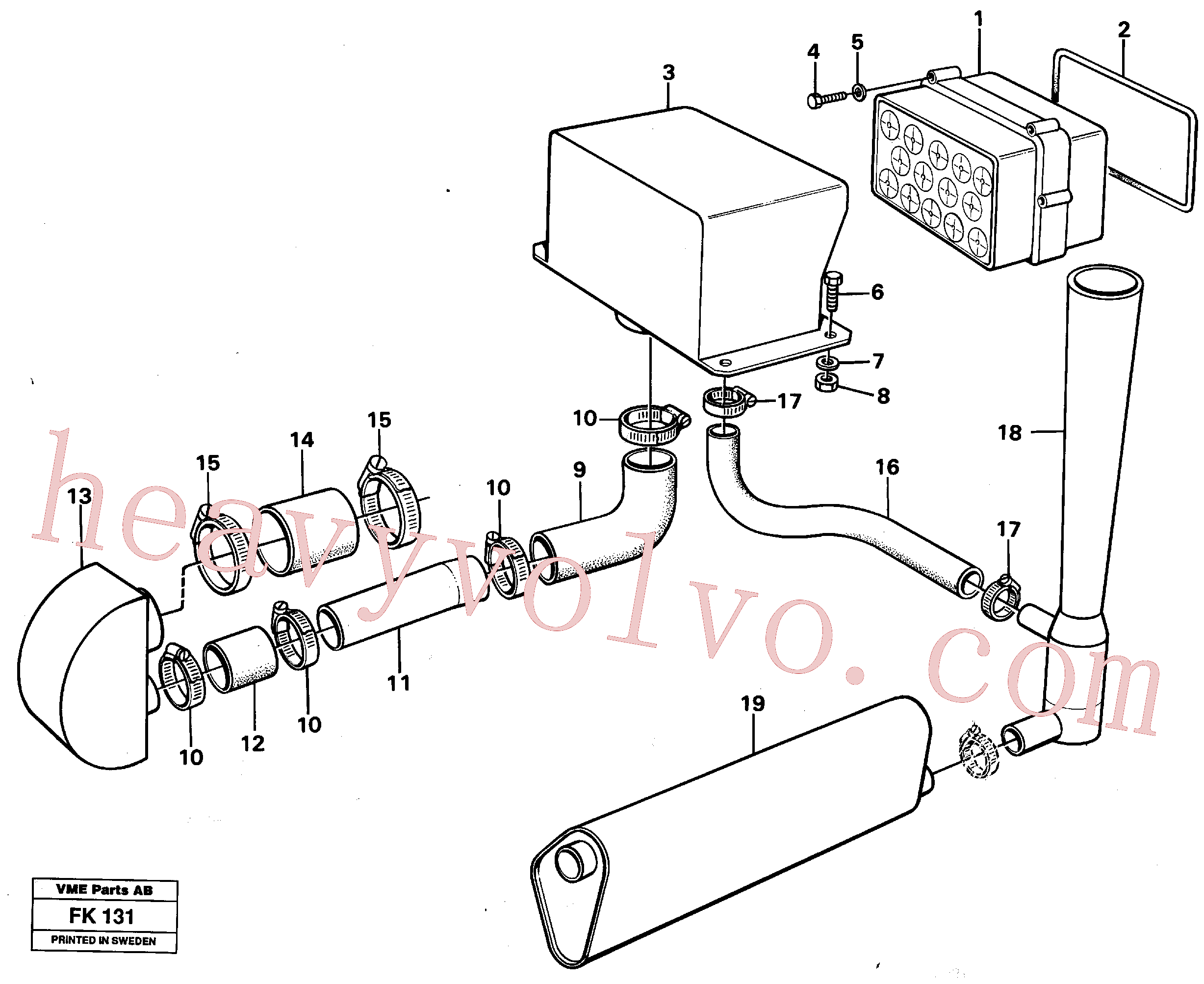 Wholesale VOE14249624 Light Corr Hose for Volvo Excavator