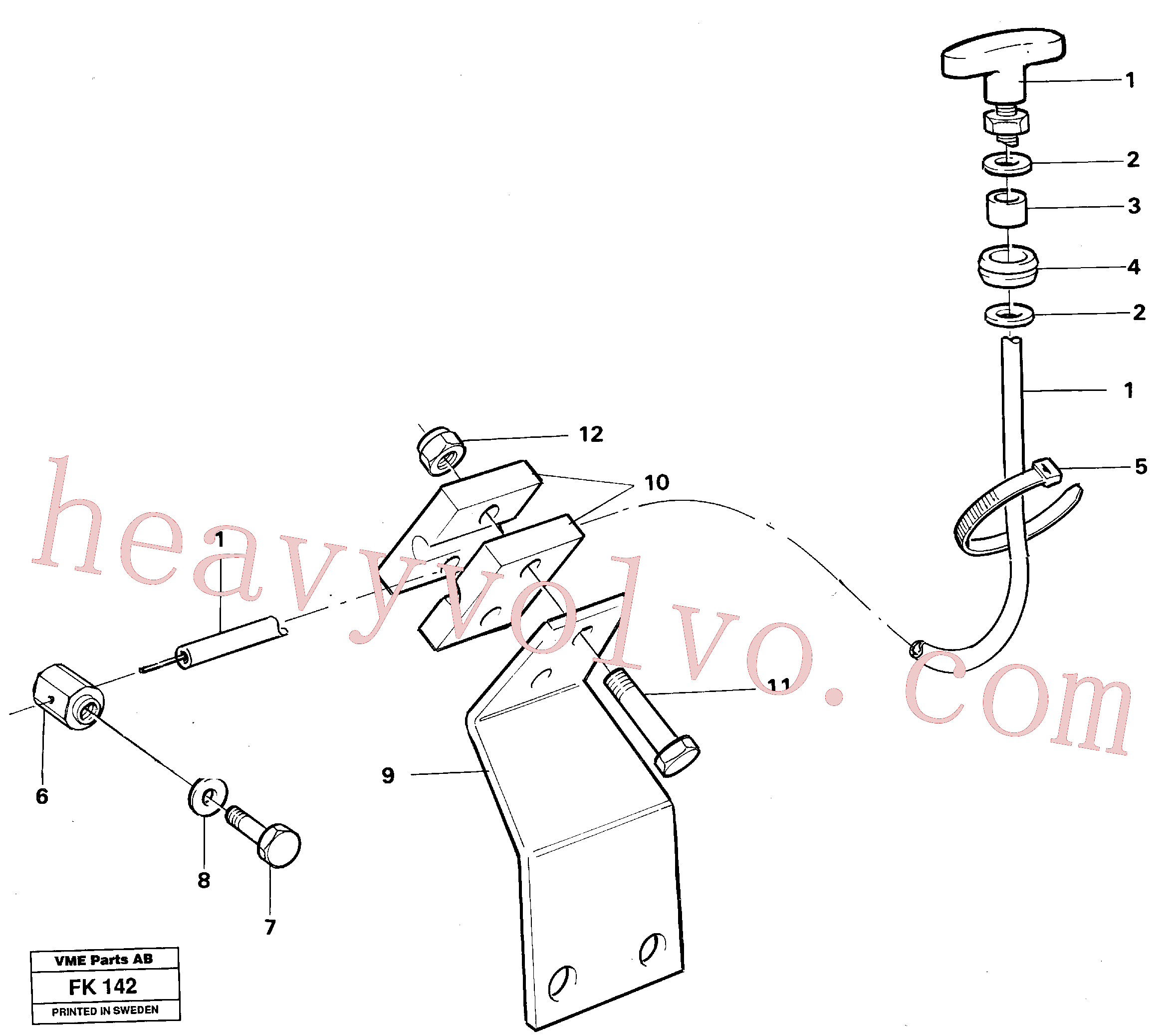 Volvo excavator part VOE13955224 Screw for sale