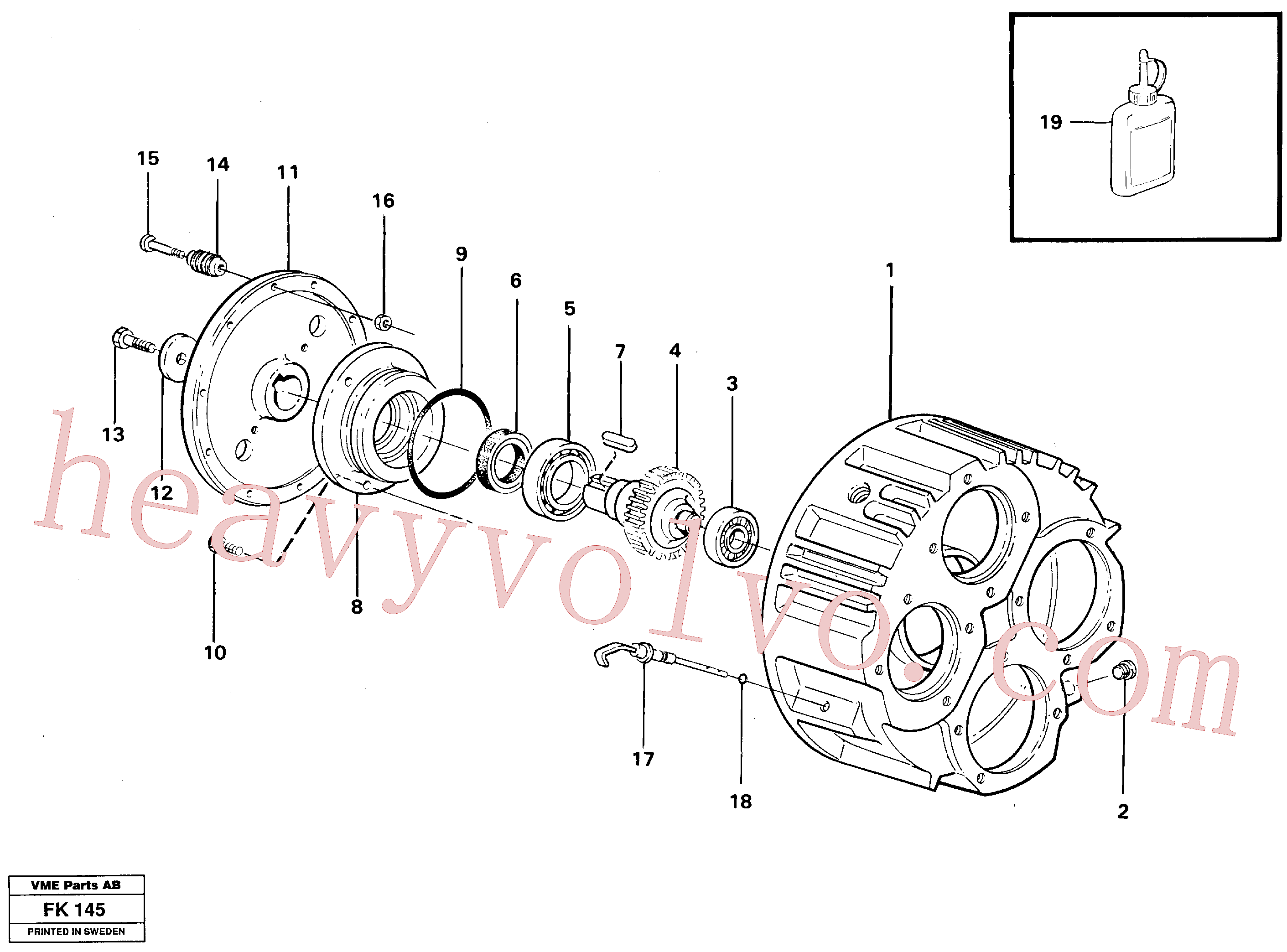 Volvo excavator part VOE4864294 Plug for sale