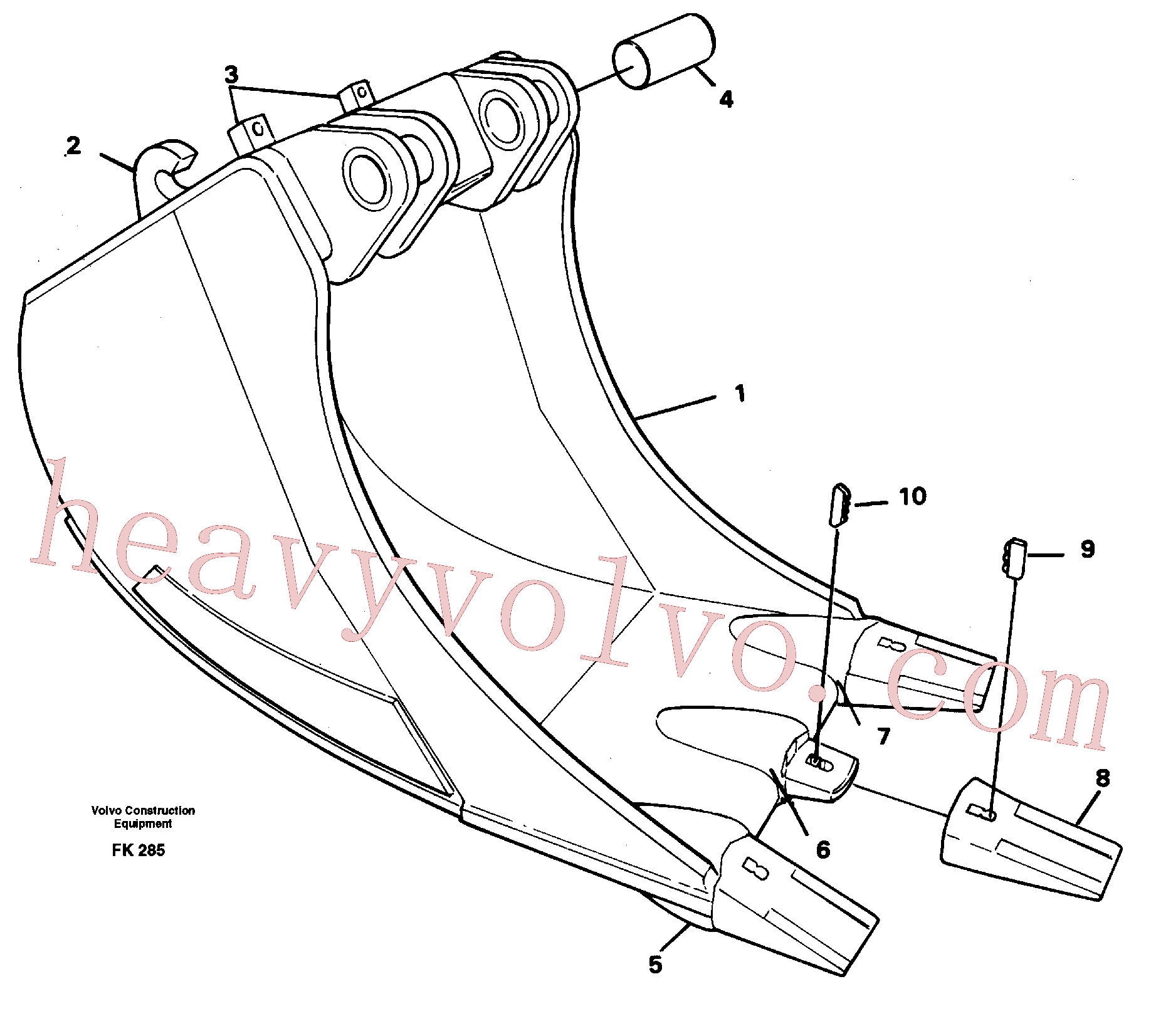 Volvo VOE14230660 Cable bucket aftermarket part for sale