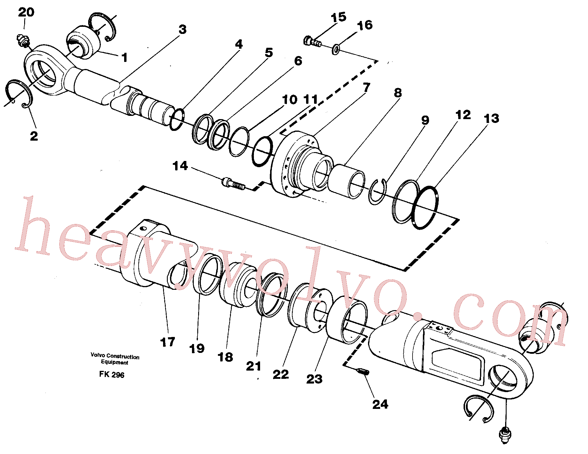 VOE14259738 Locking wire for Volvo Excavator spare